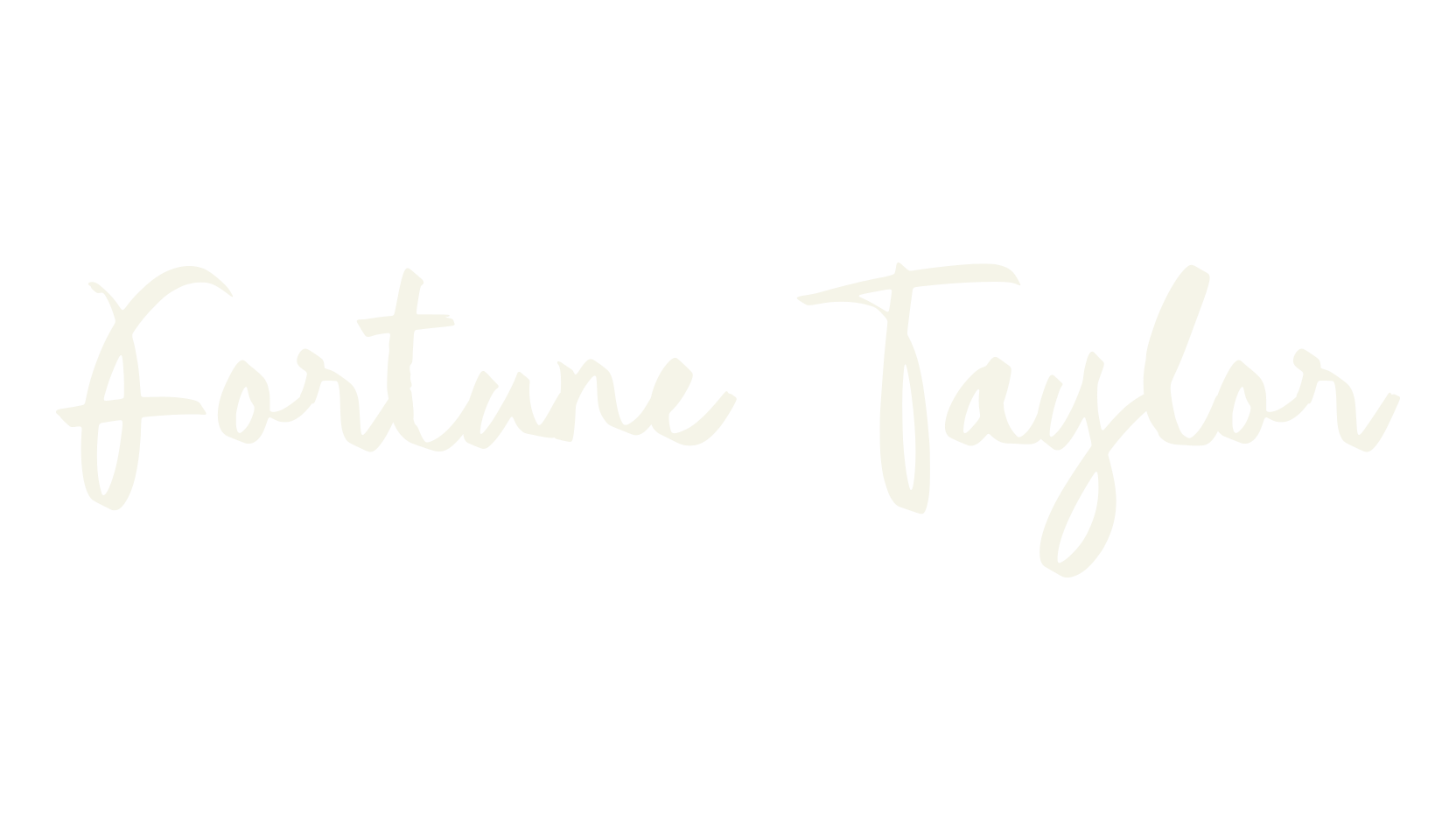 Fortune Taylor, lettering font preview