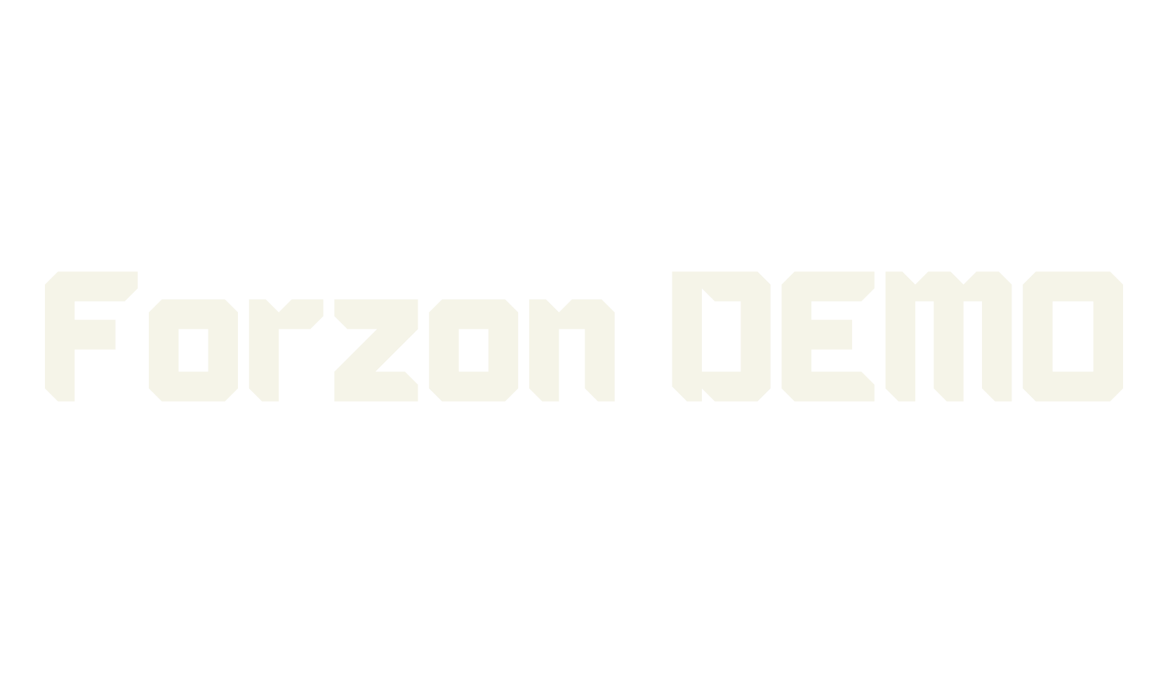 Forzon DEMO, cyberpunk font preview