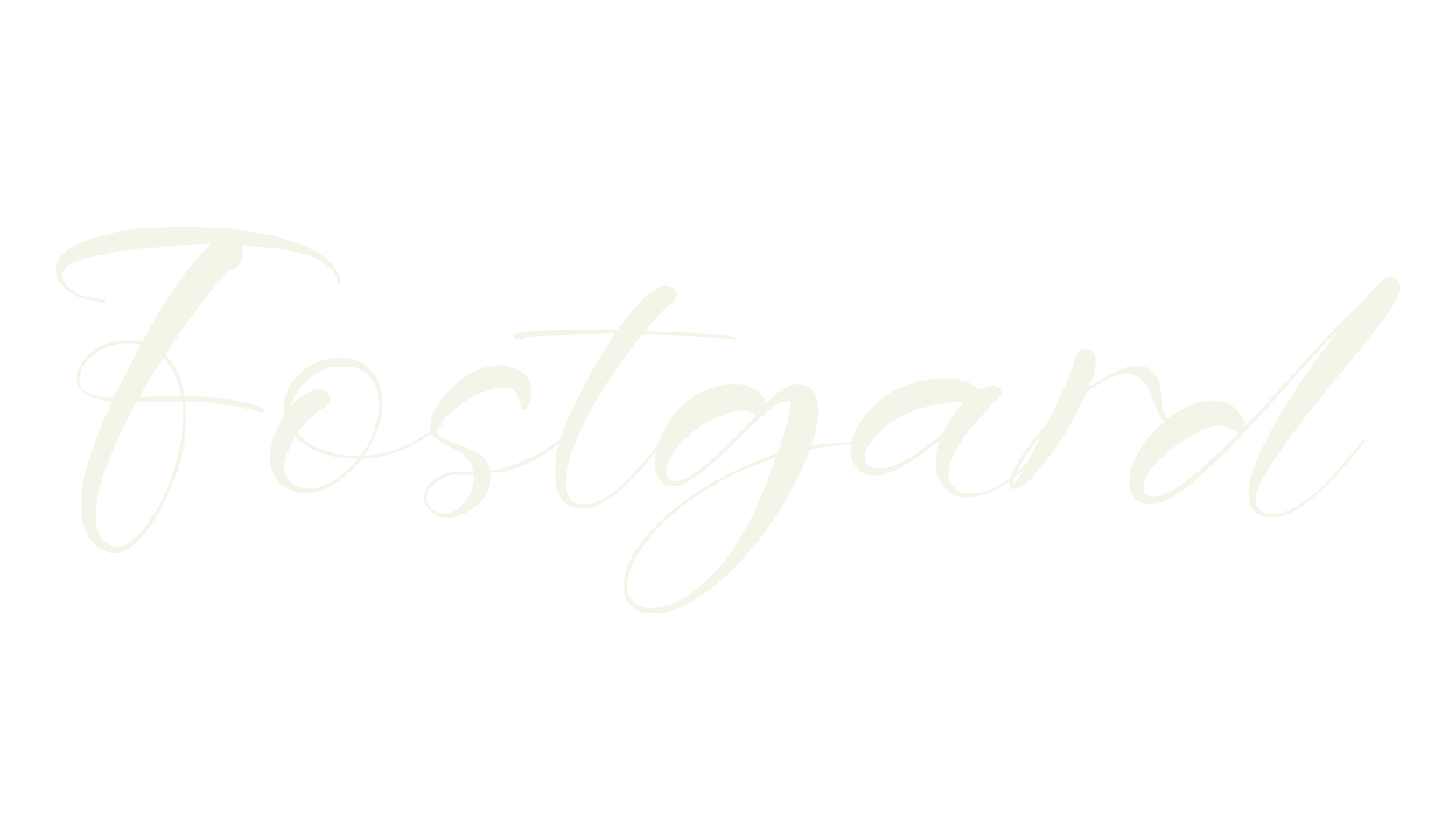 Fostgard, calligraphy font preview
