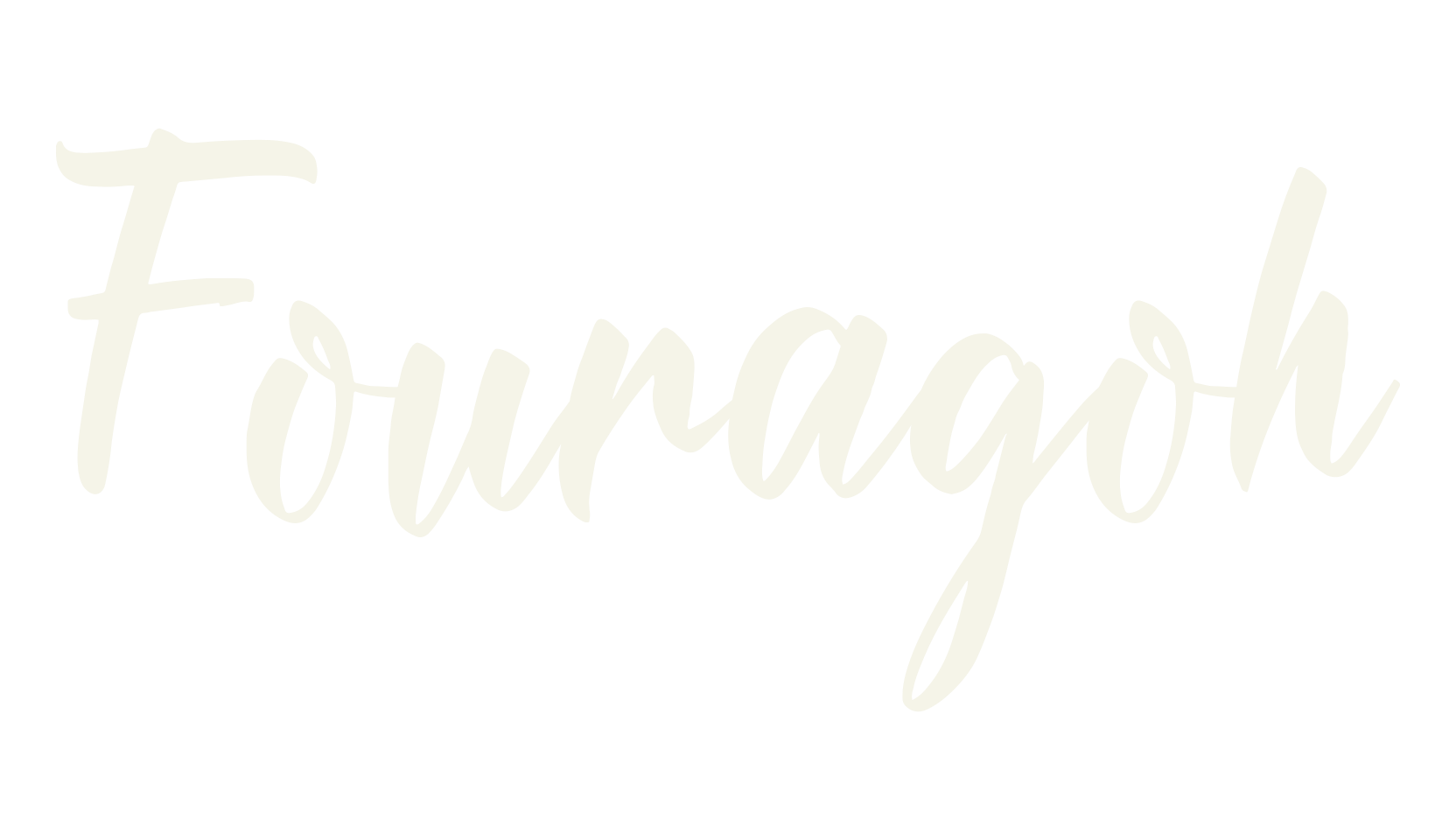 Fouragoh, handwriting font preview