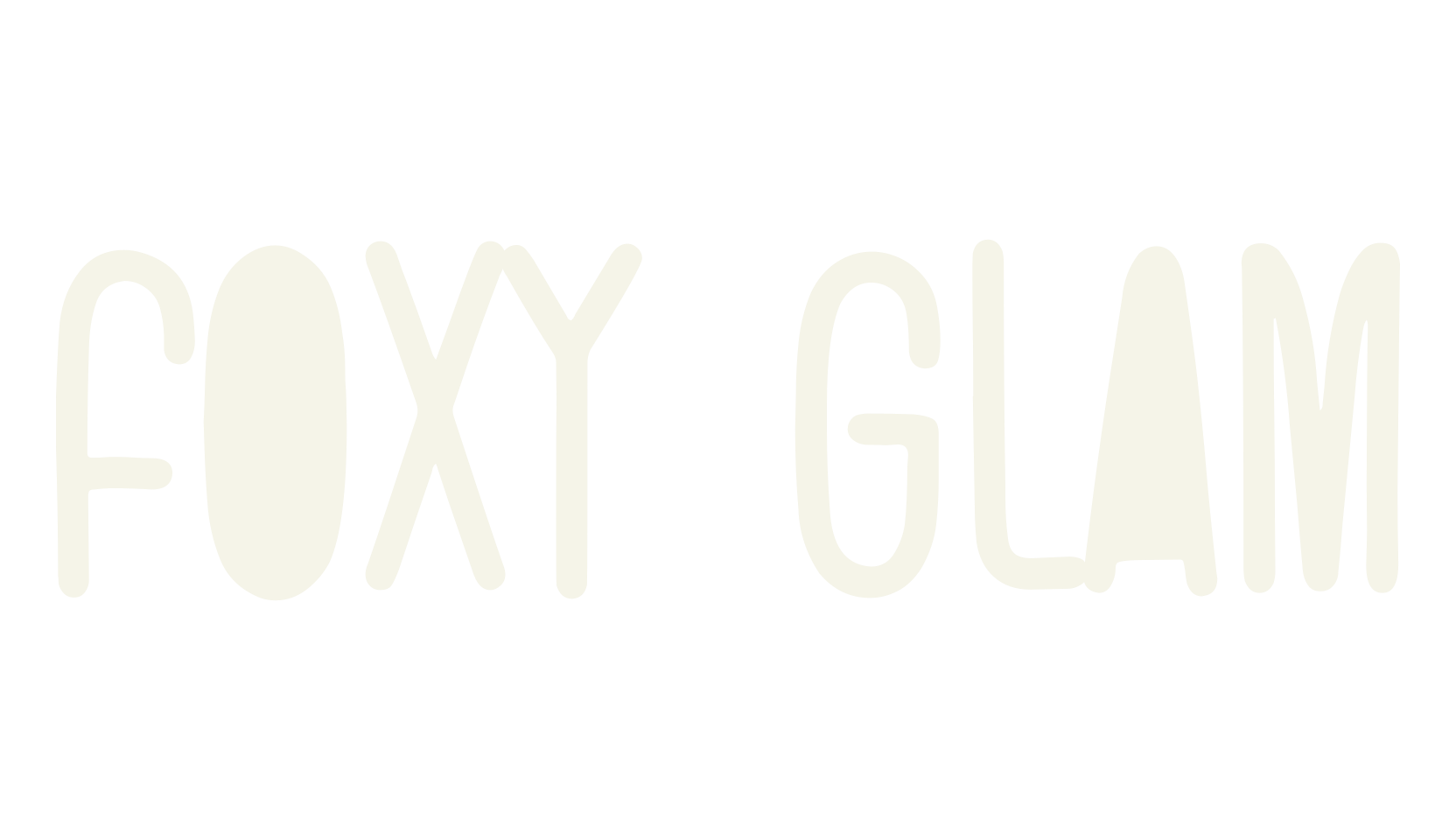 Foxy Glam, fancy font preview