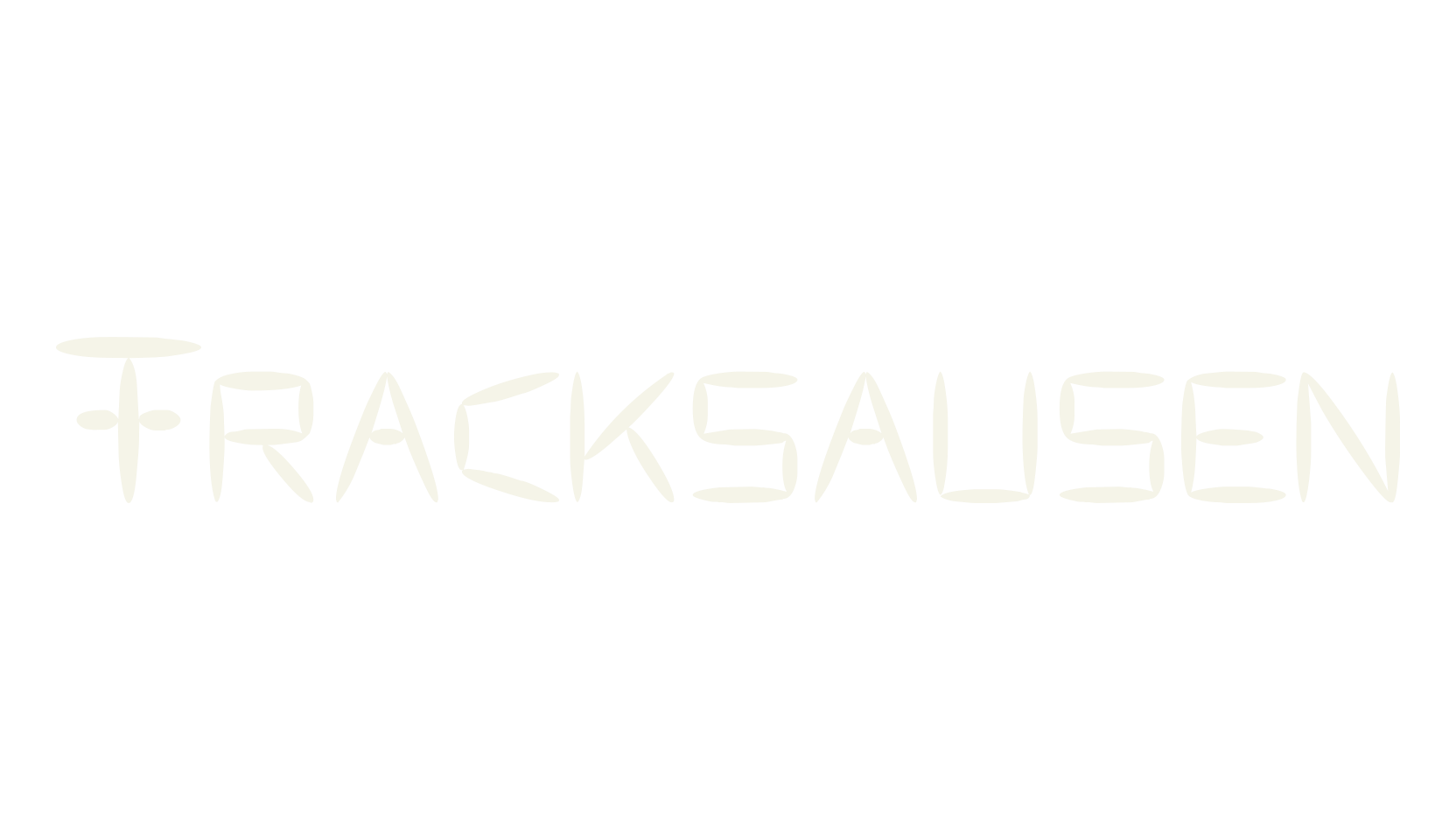 Fracksausen, decorative font preview