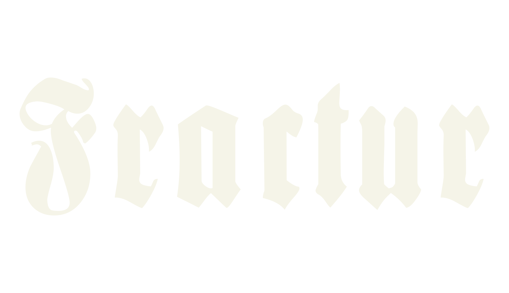 Fractur, fantasy font preview
