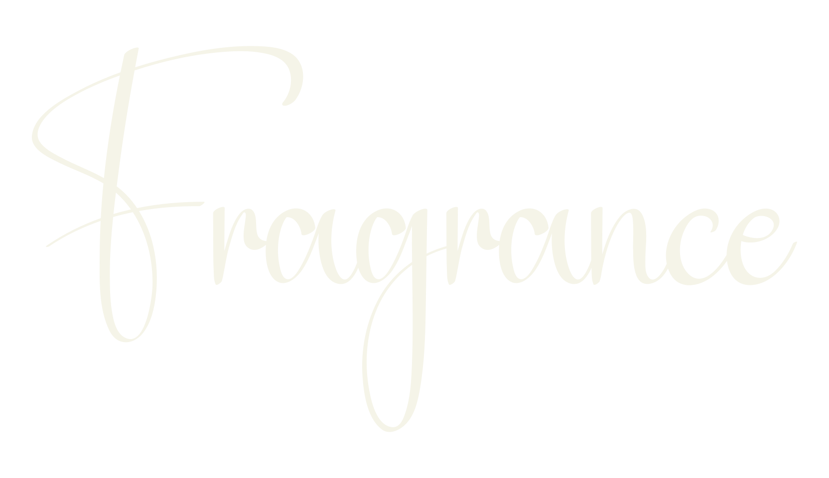 Fragrance, calligraphy font preview