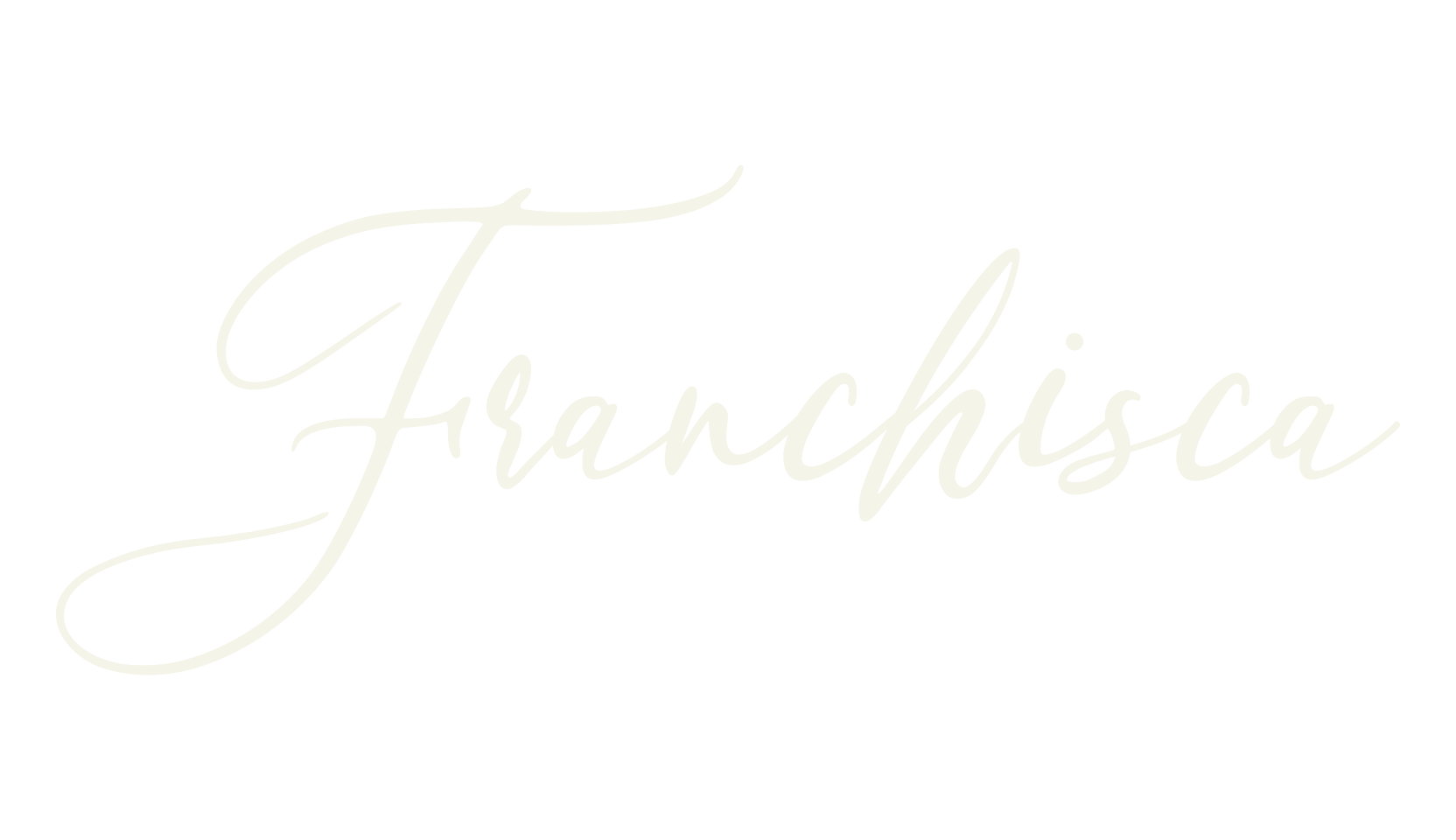 Franchisca, fashion script font preview