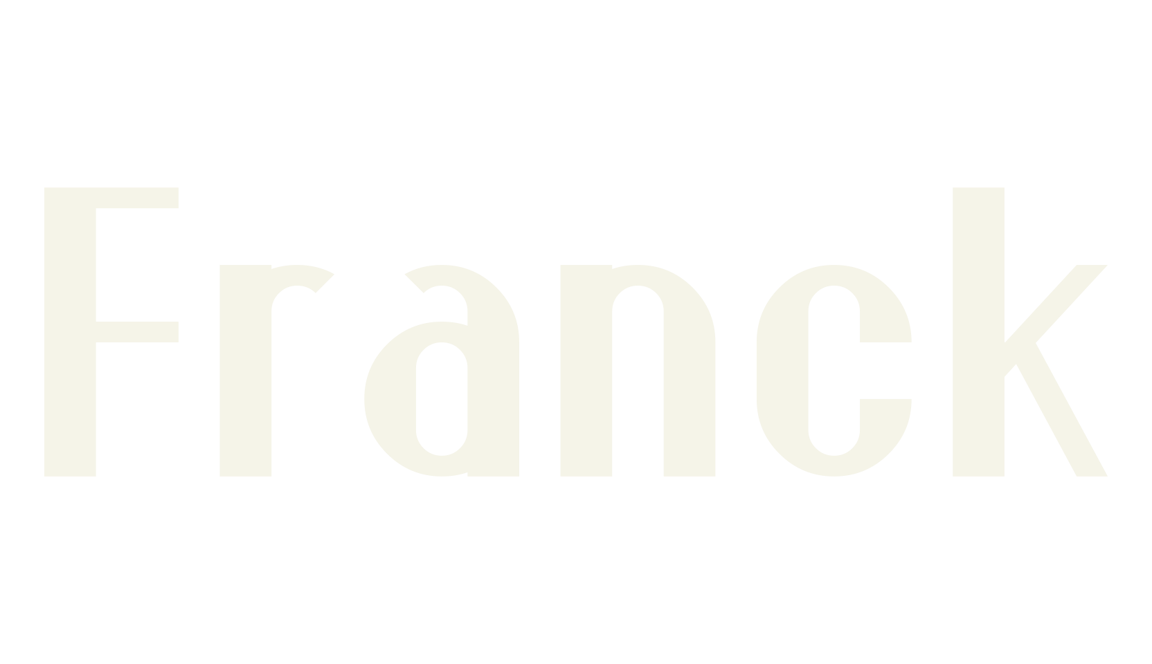 Franck, display market font preview