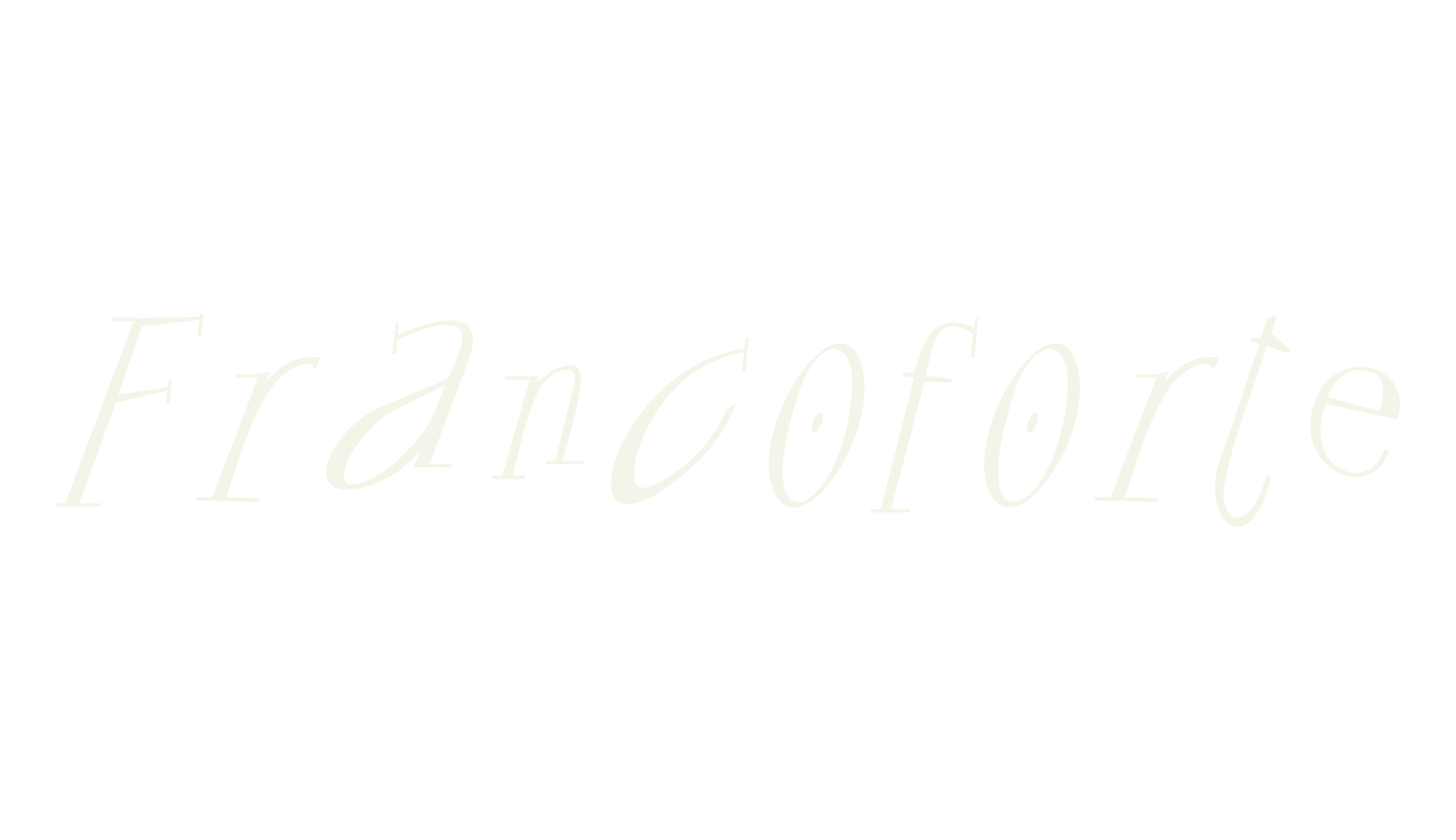 Francoforte, display market font preview