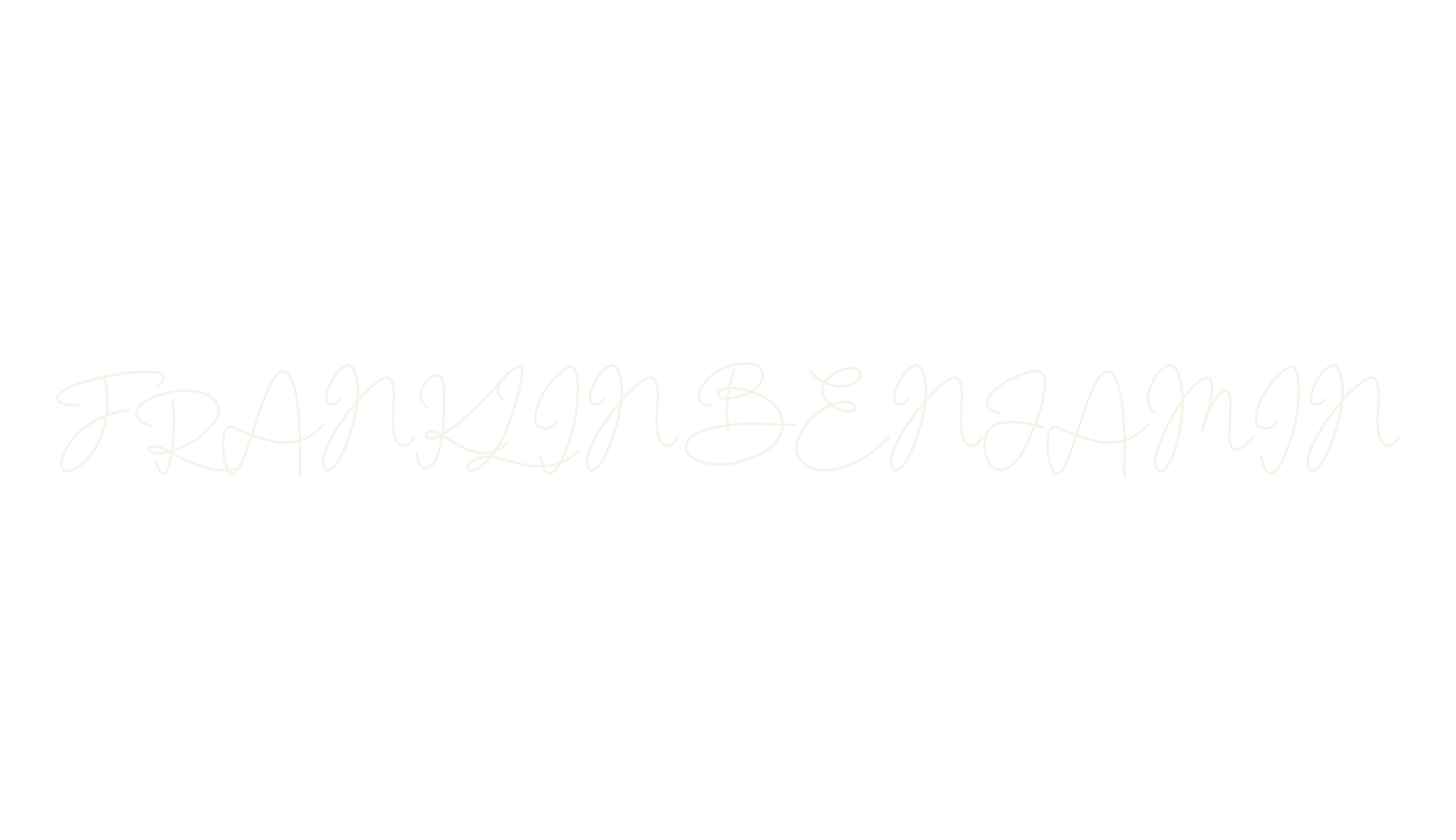 FRANKLIN BENJAMIN, beautiful font preview