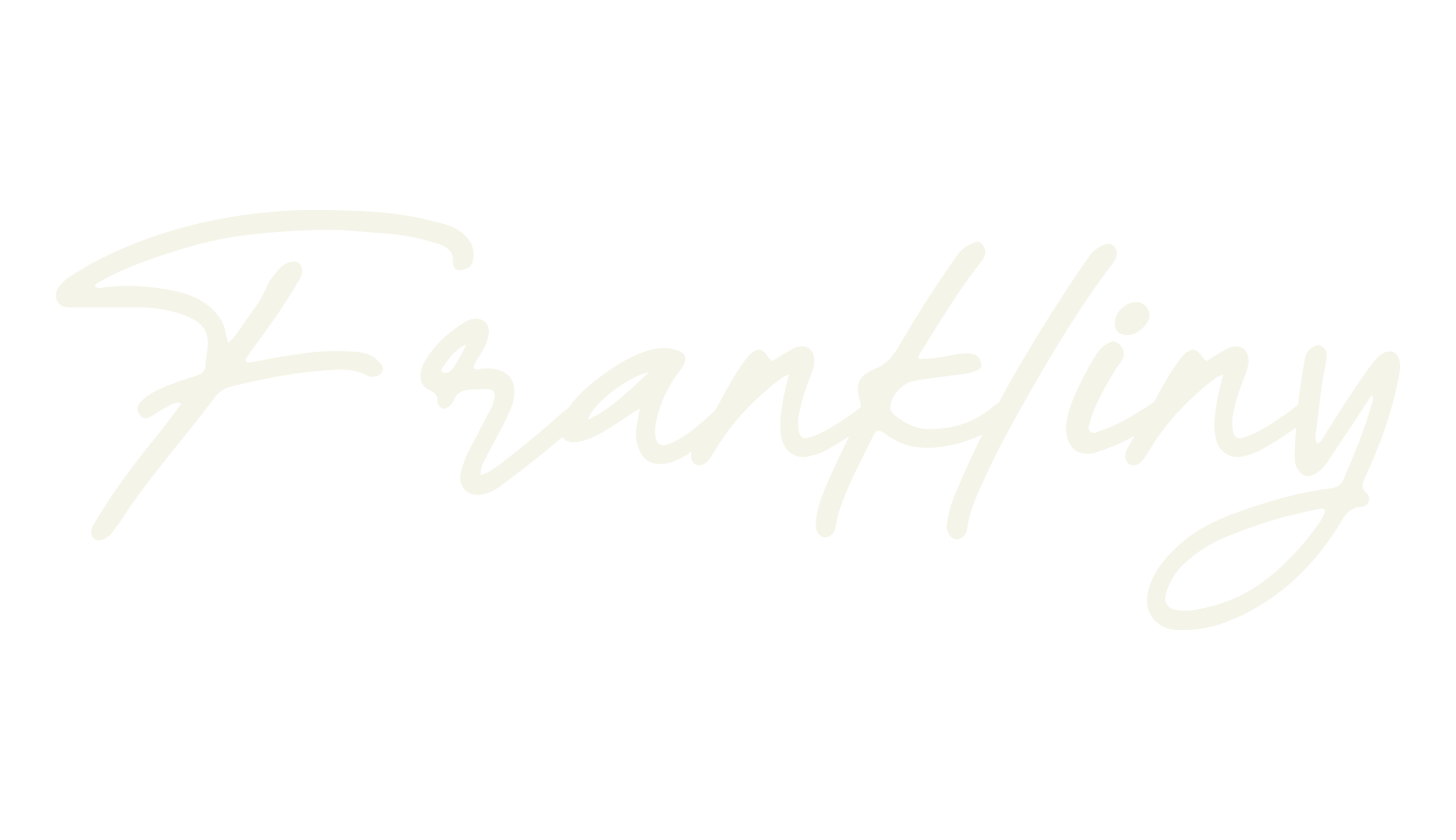 Frankliny, script font preview