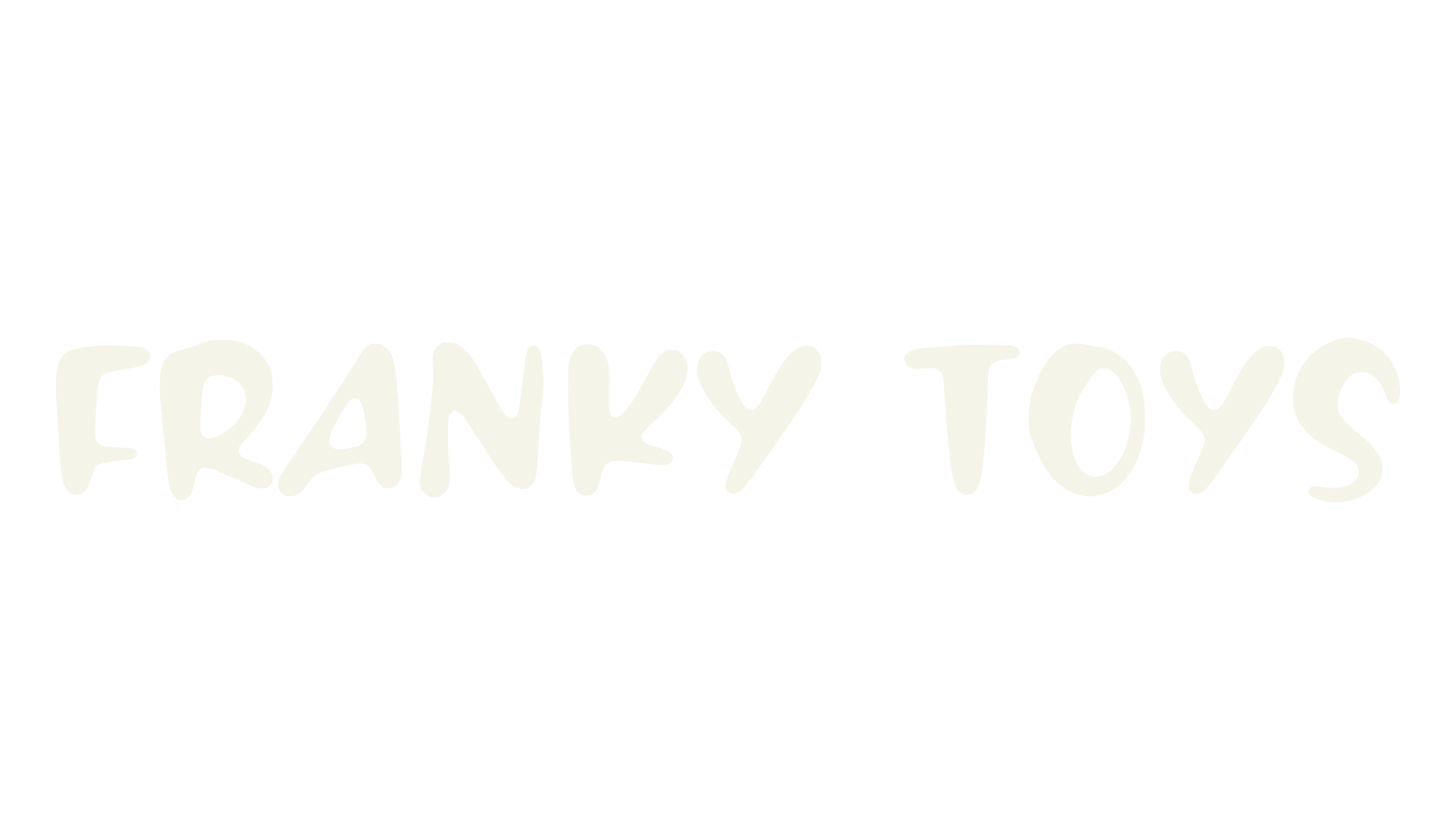 FRANKY TOYS, handwritten font preview