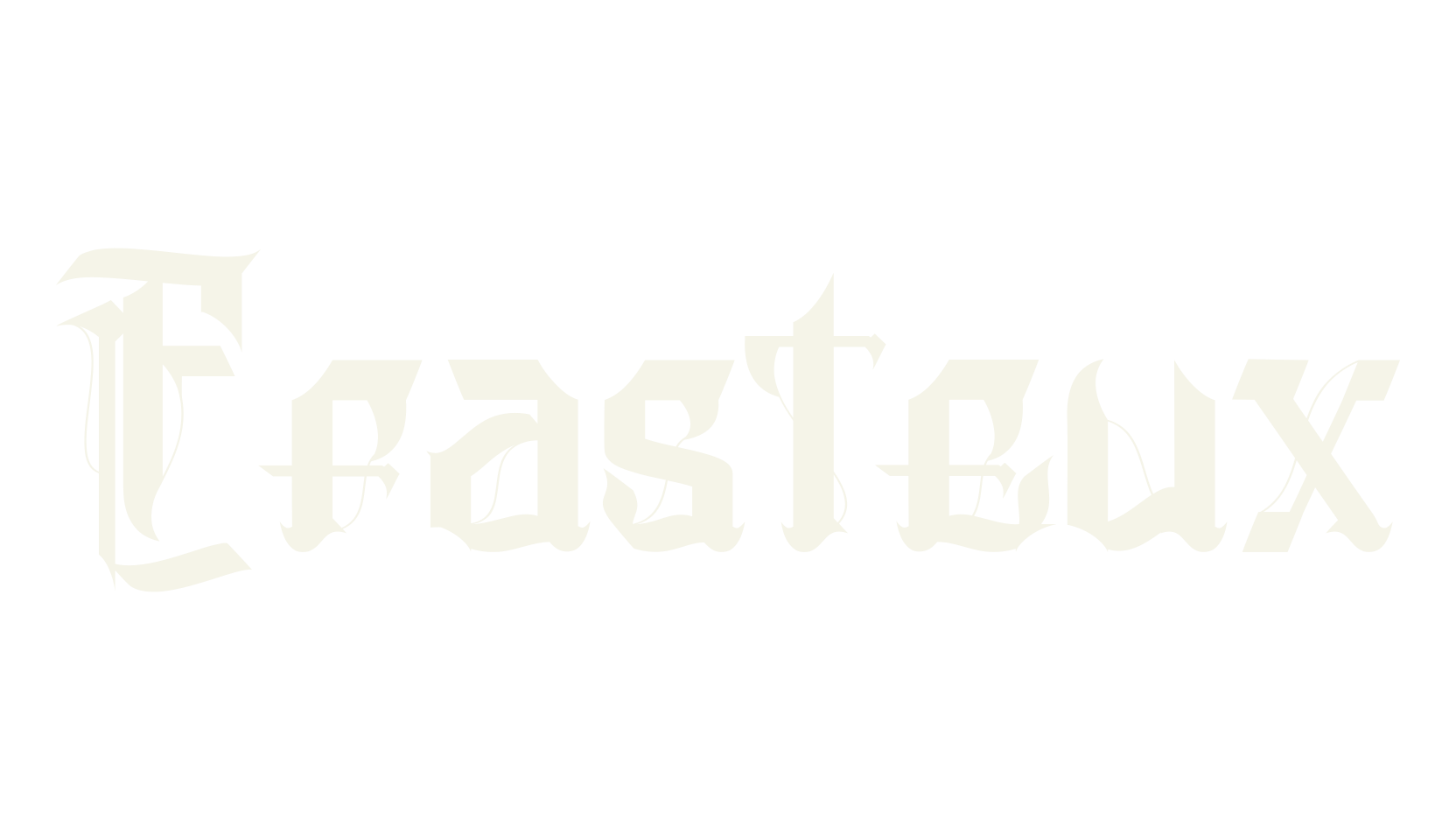 Frasteux, old english font preview