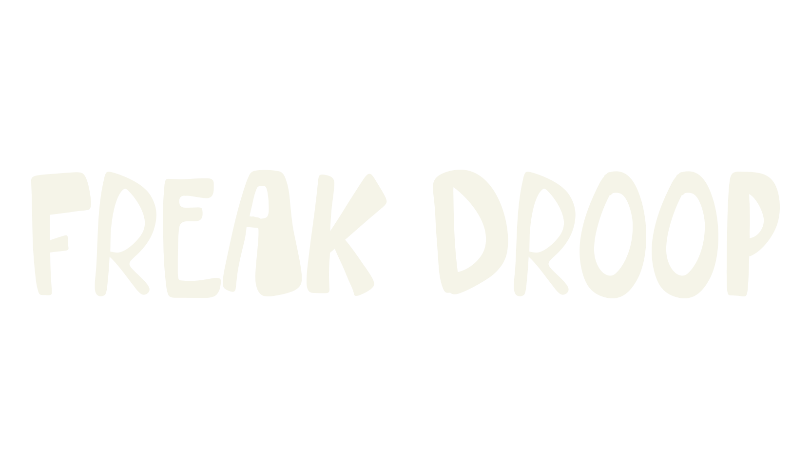 Freak Droop, cool font preview