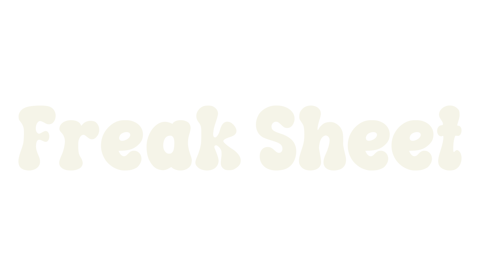 Freak Sheet, cursive font preview