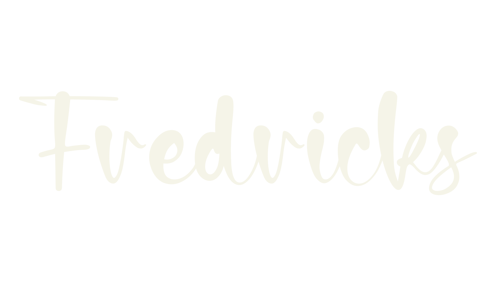 Fredricks, lettering font preview