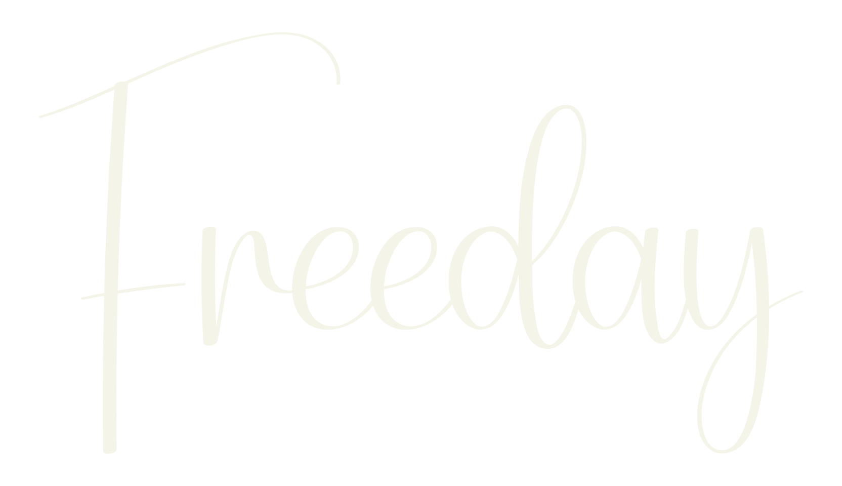 Freeday, fashion script font preview