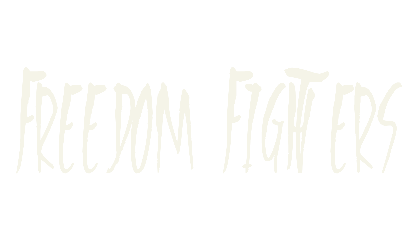Freedom Fighters, display market font preview