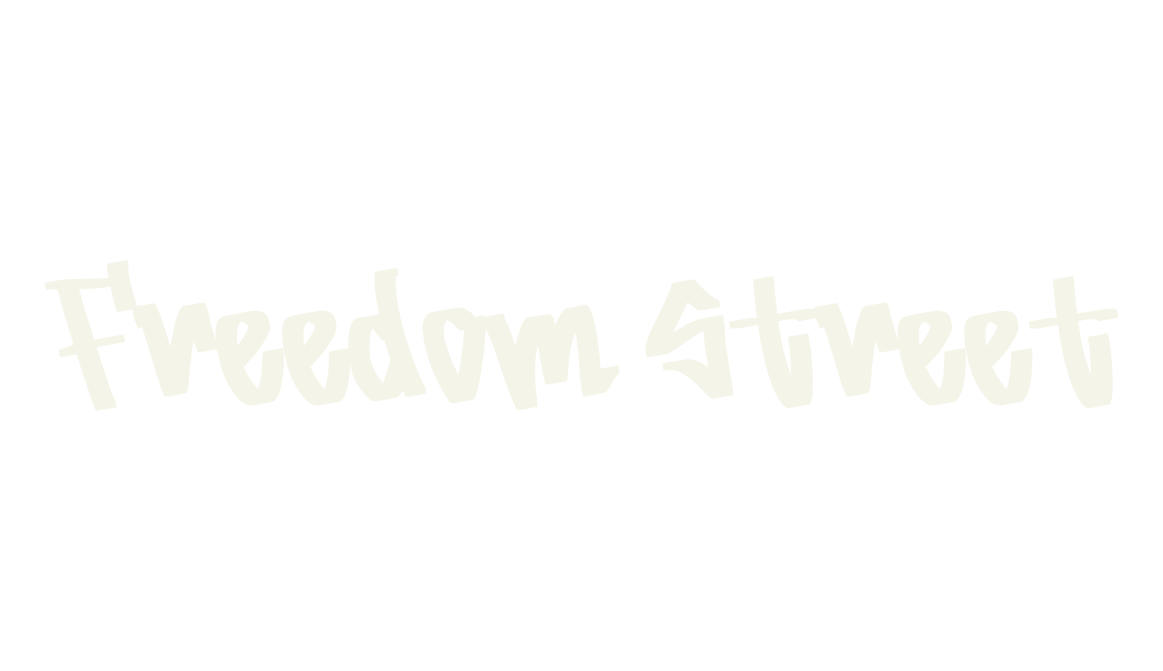 Freedom Street, graffiti font preview