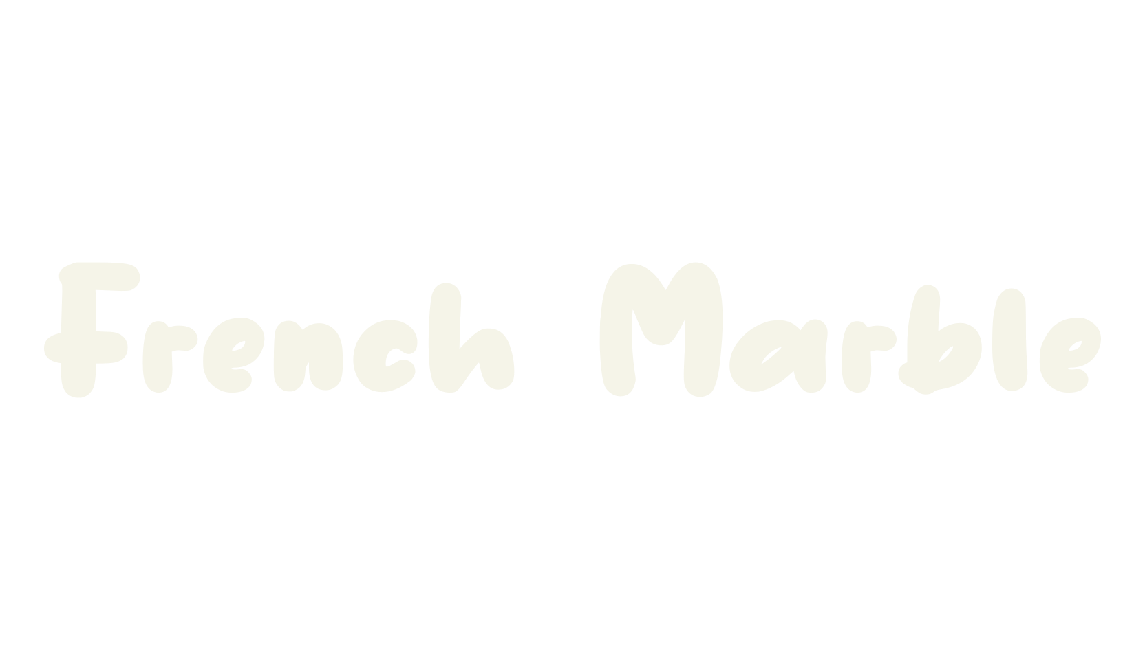 French Marble, display font preview