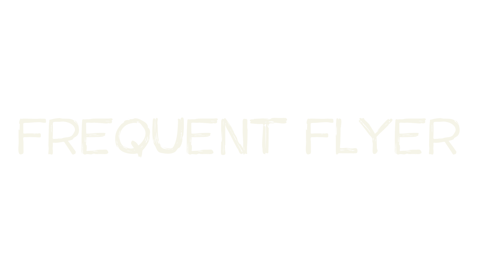 Frequent Flyer, display market font preview