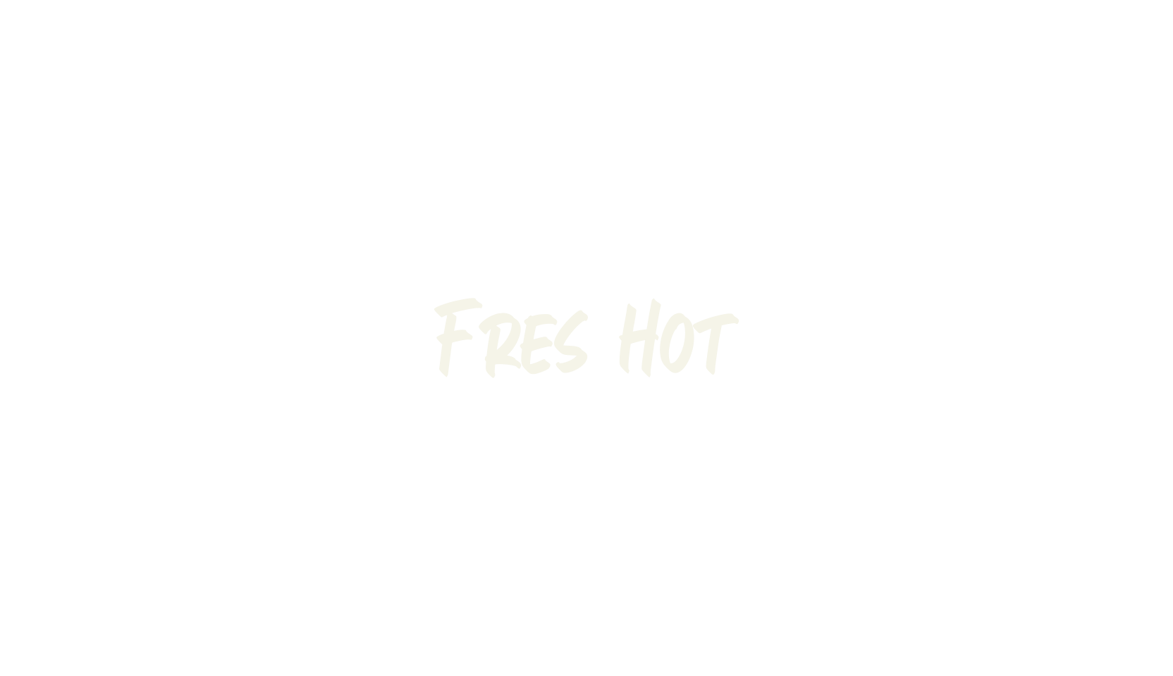 Fres Hot, handwriting font preview