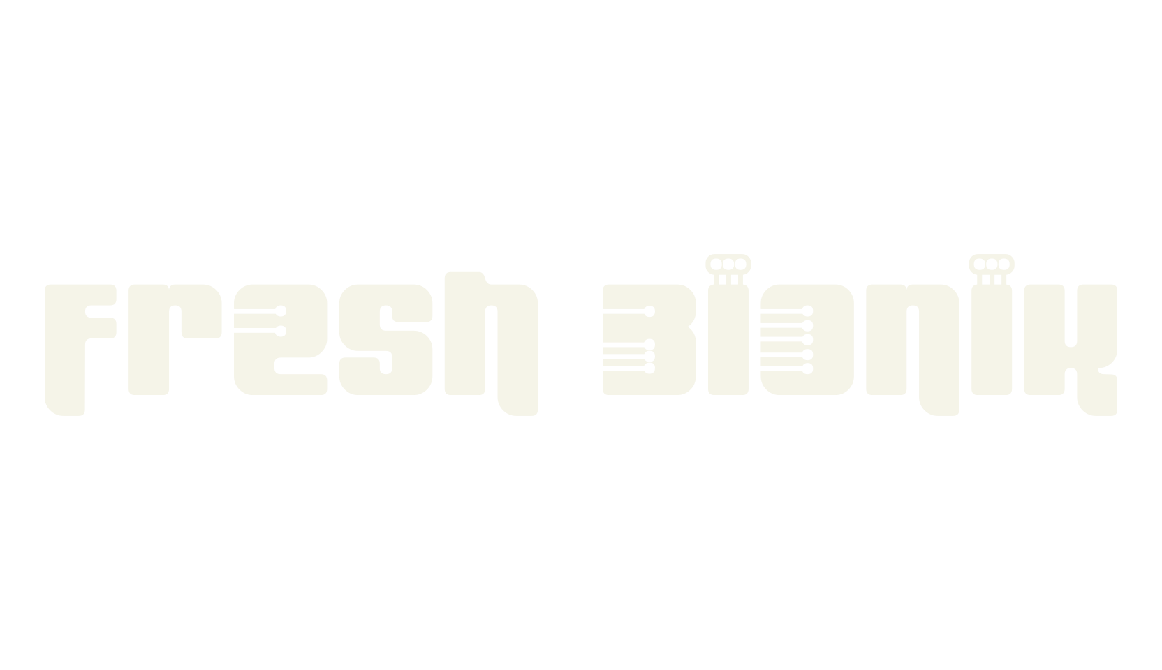 Fresh Bionik, display market font preview