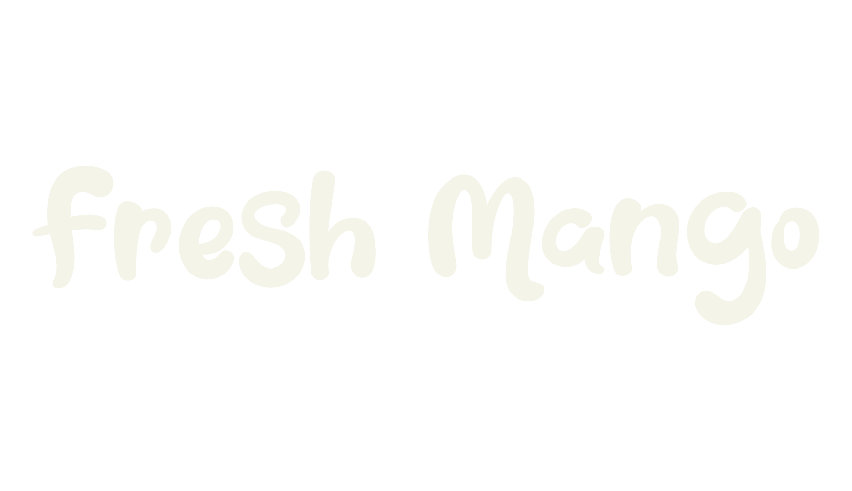 Fresh Mango, handwritten font preview