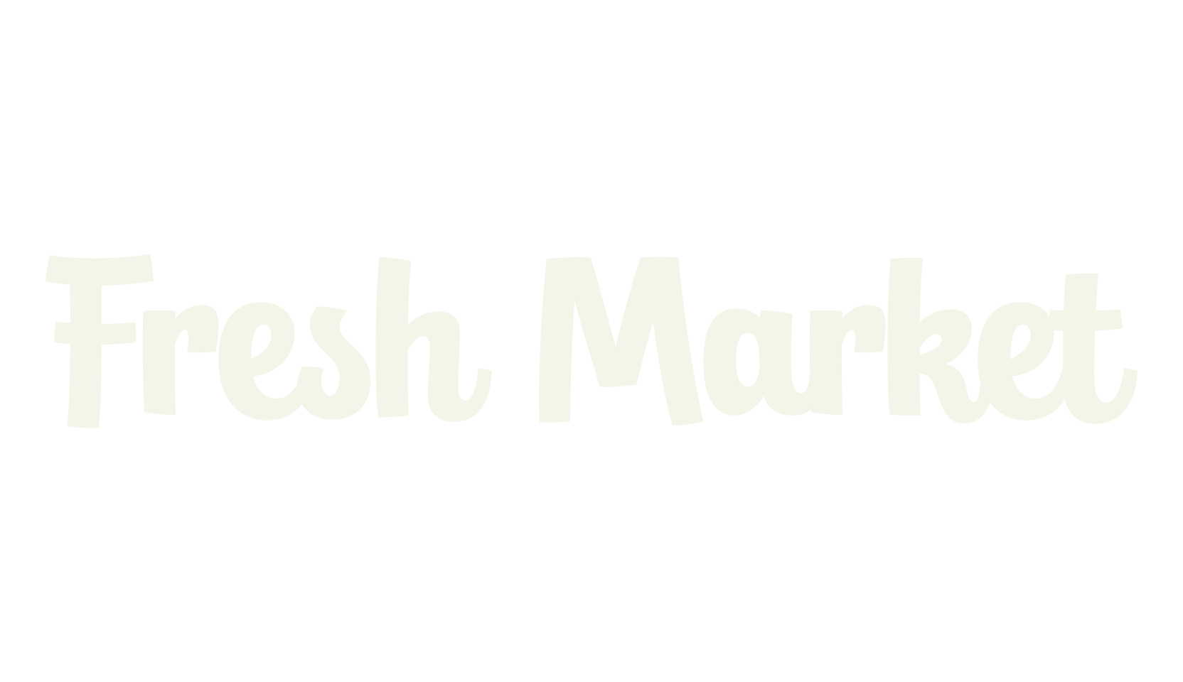 Fresh Market, fancy font preview