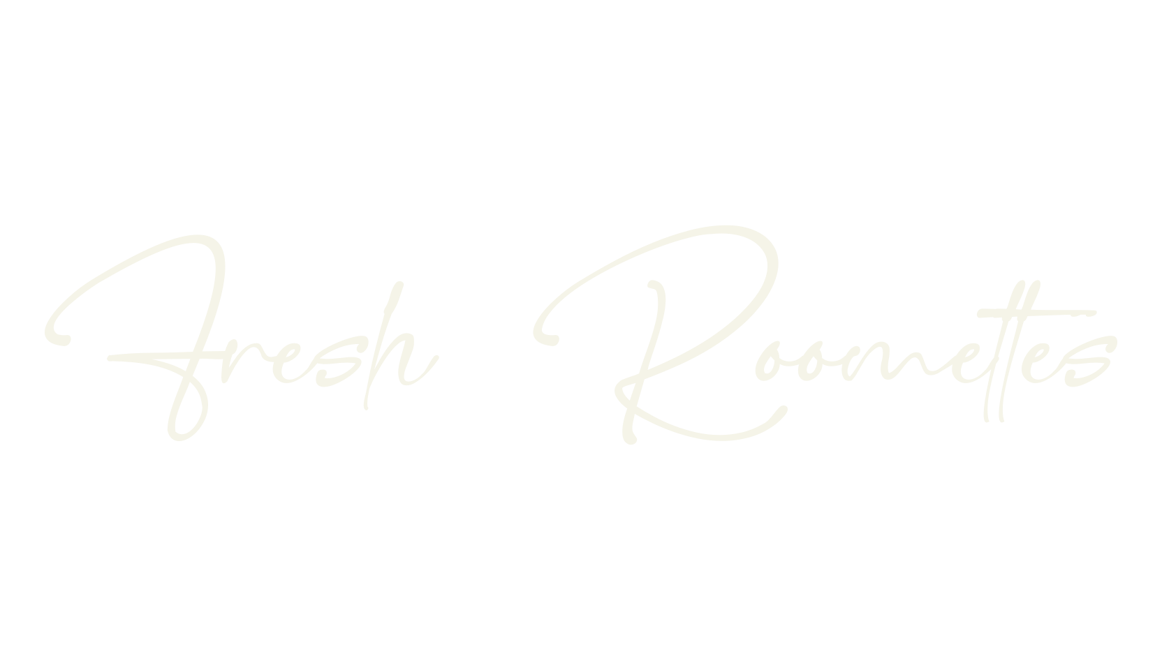 Fresh Roomettes, fashion sign font preview