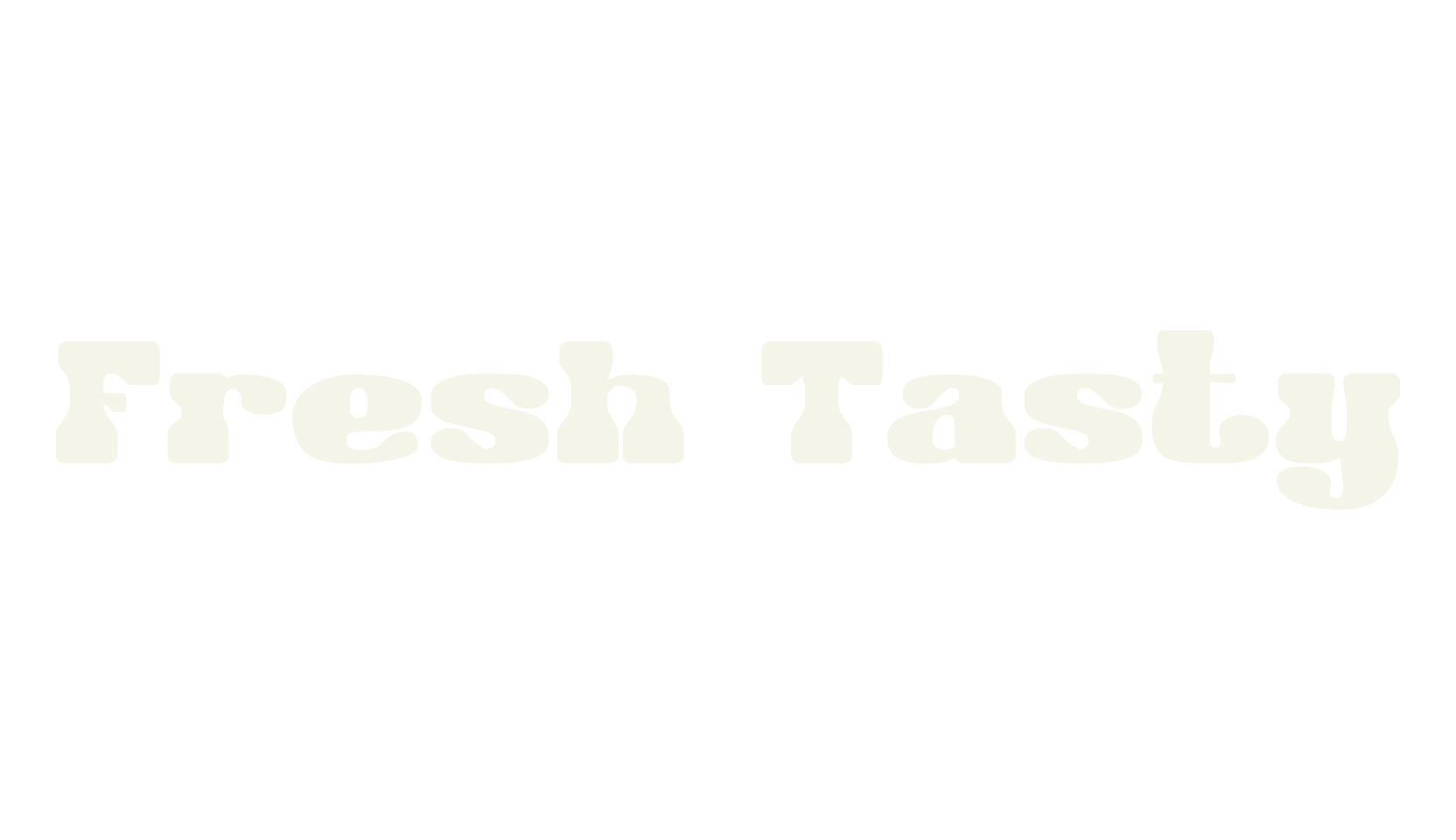 Fresh Tasty, funky font preview