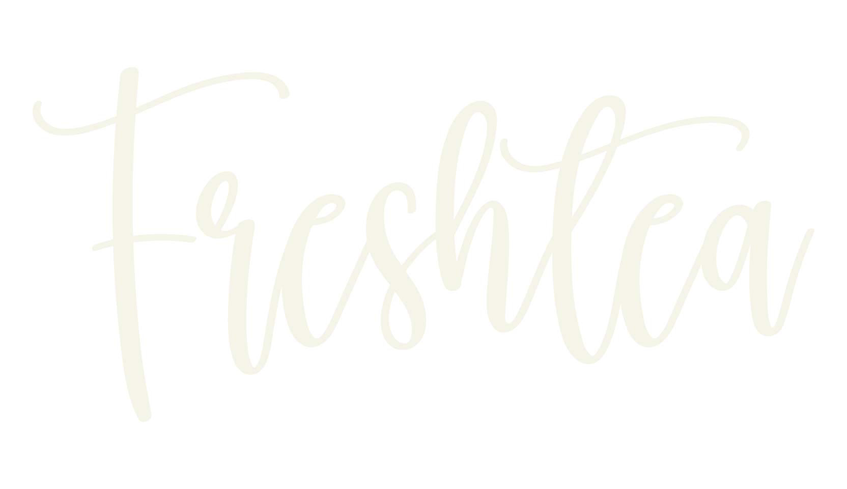 Freshtea, handwriting font preview