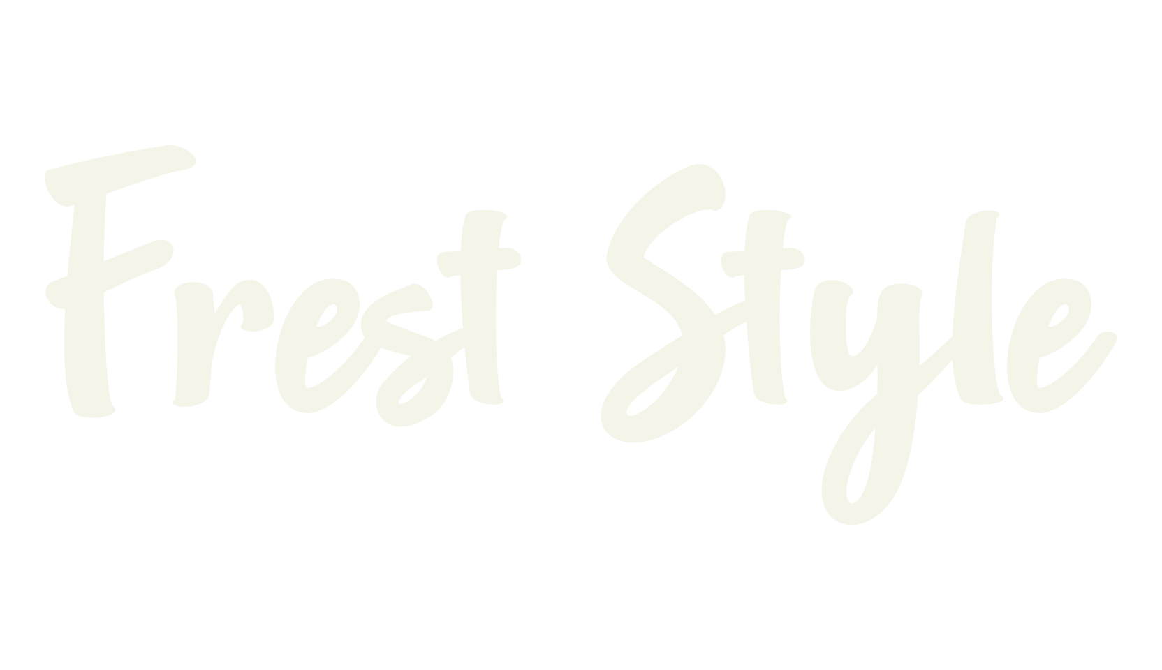 Frest Style, handwriting font preview