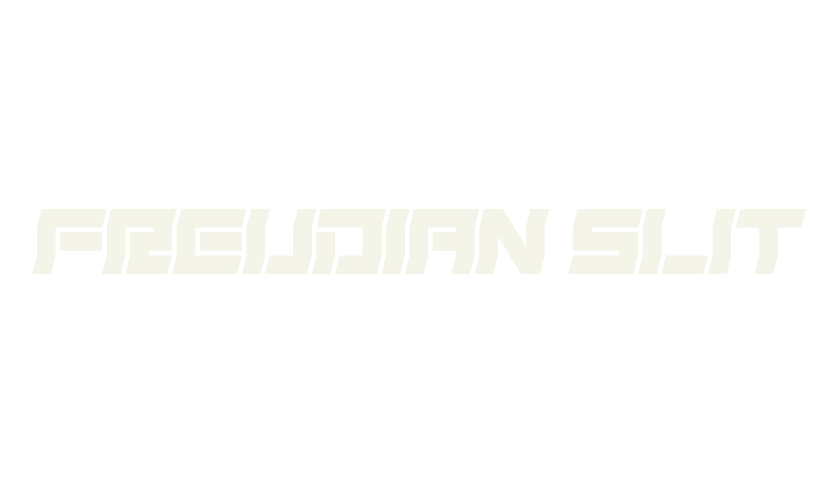 Freudian Slit, display market font preview