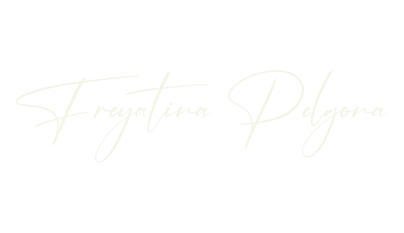 Freyatina Pelgona, script font preview