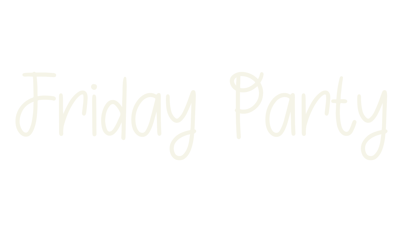 Friday Party, old english font preview