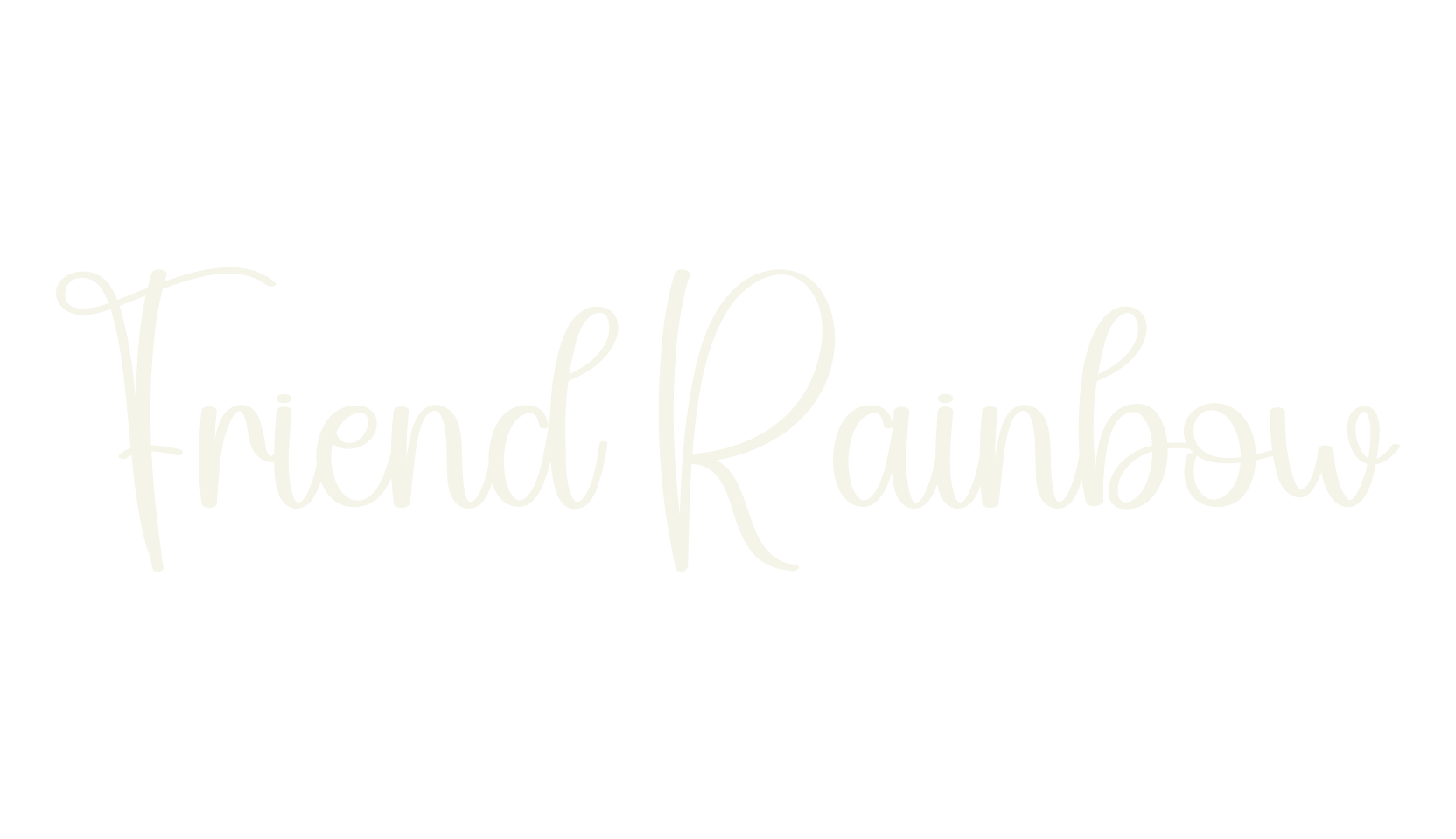 Friend Rainbow, fashion script font preview