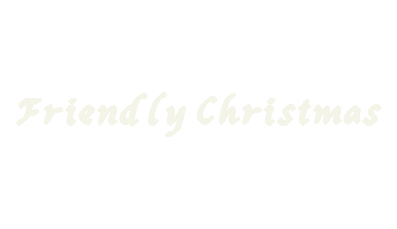 Friendly Christmas, christmas font preview