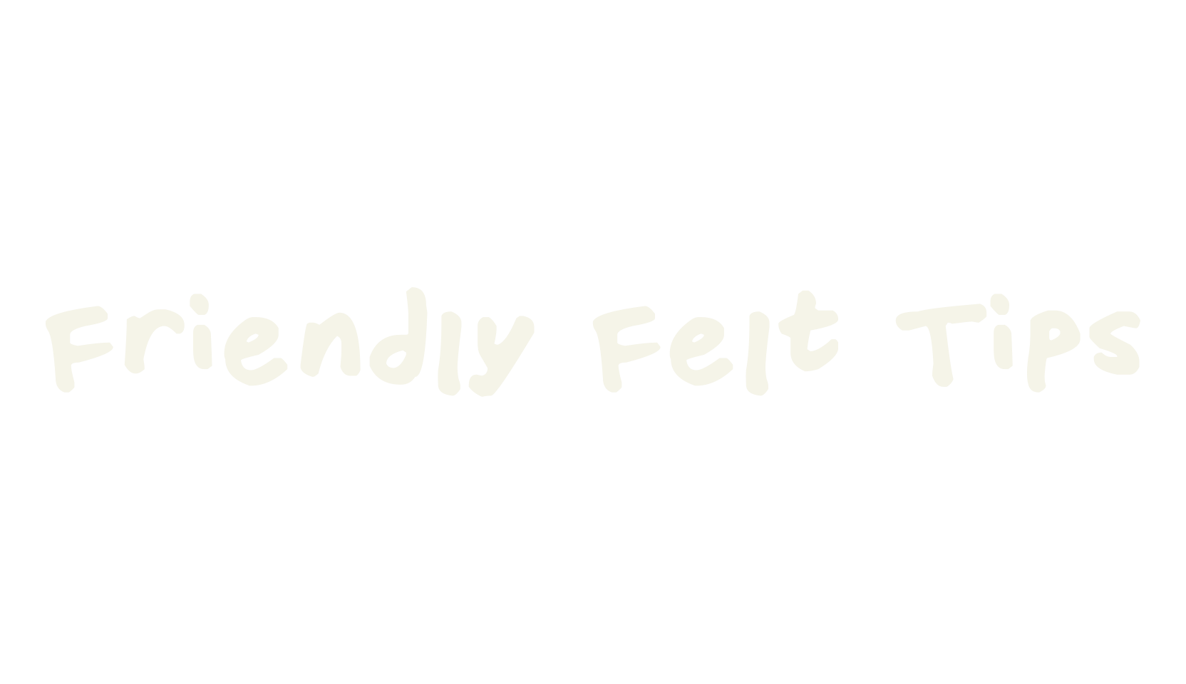 Friendly Felt Tips, fashion script font preview