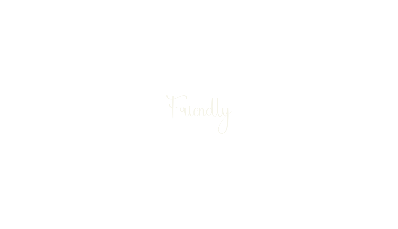 Friendly, alphabet font preview