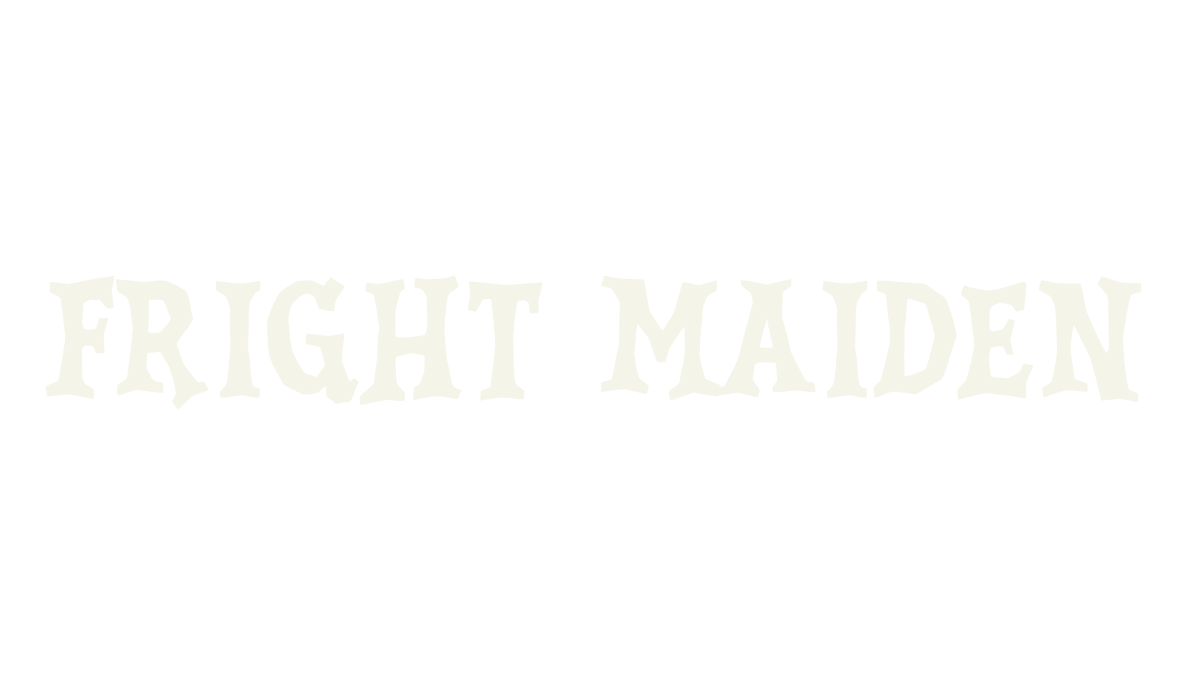 Fright Maiden, sans font preview