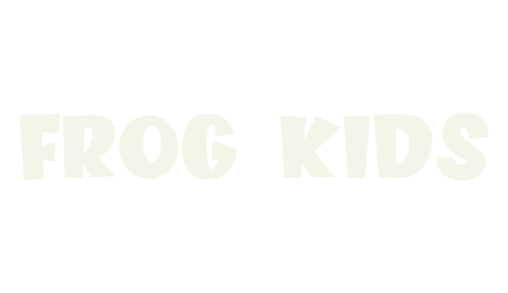 FROG KIDS, children font preview