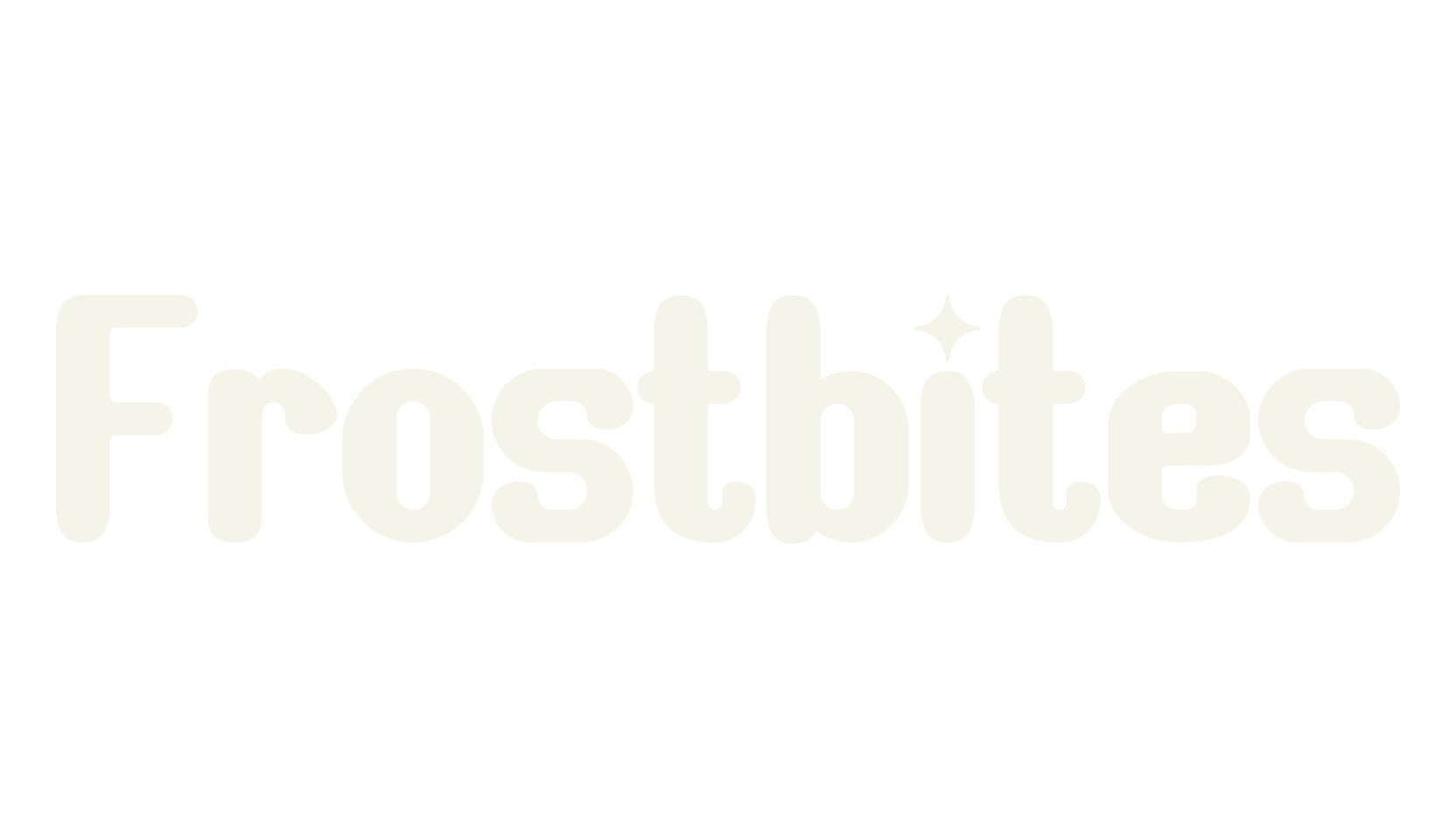 Frostbites, cartoon font preview