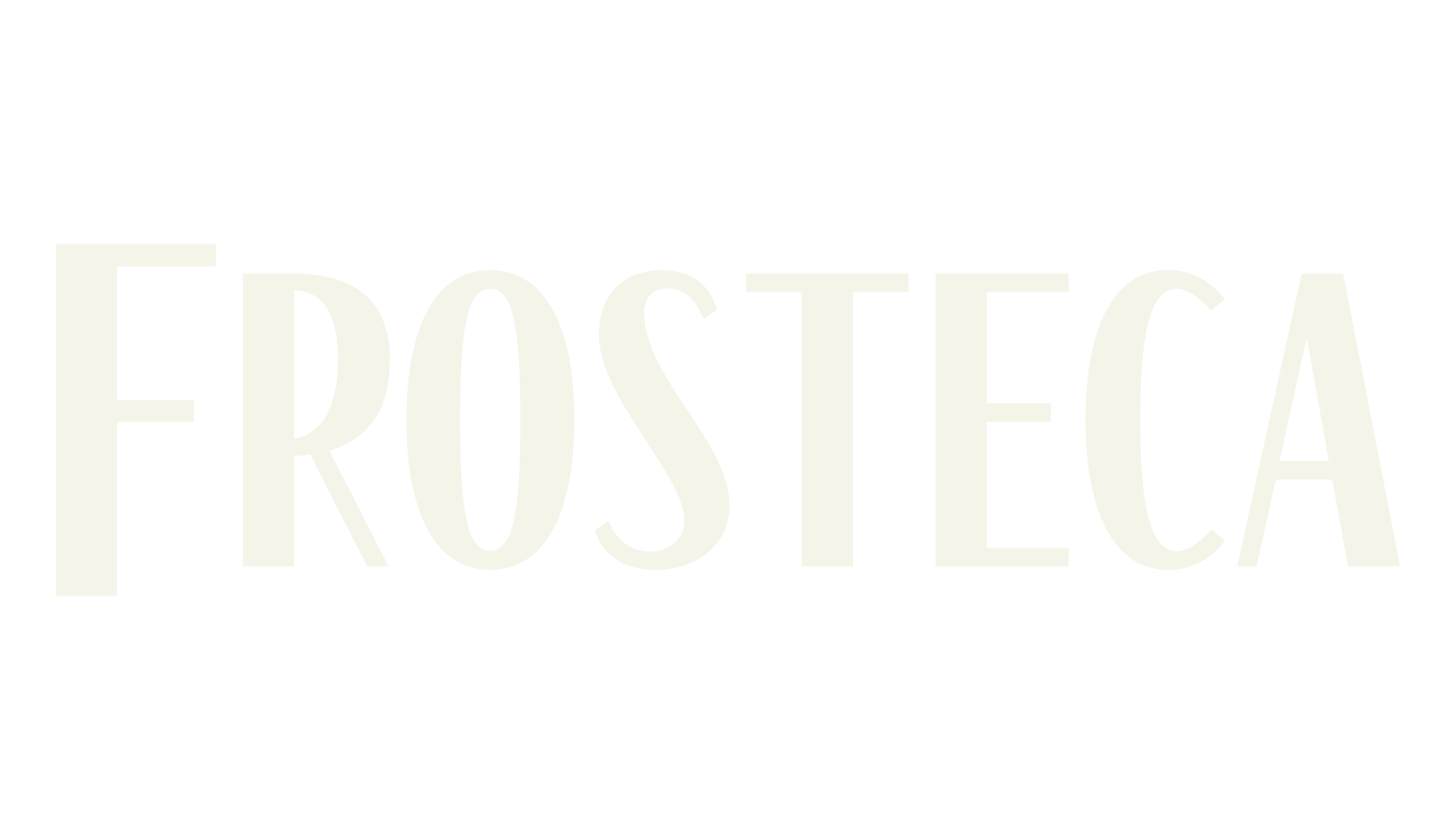 Frosteca, serif font preview