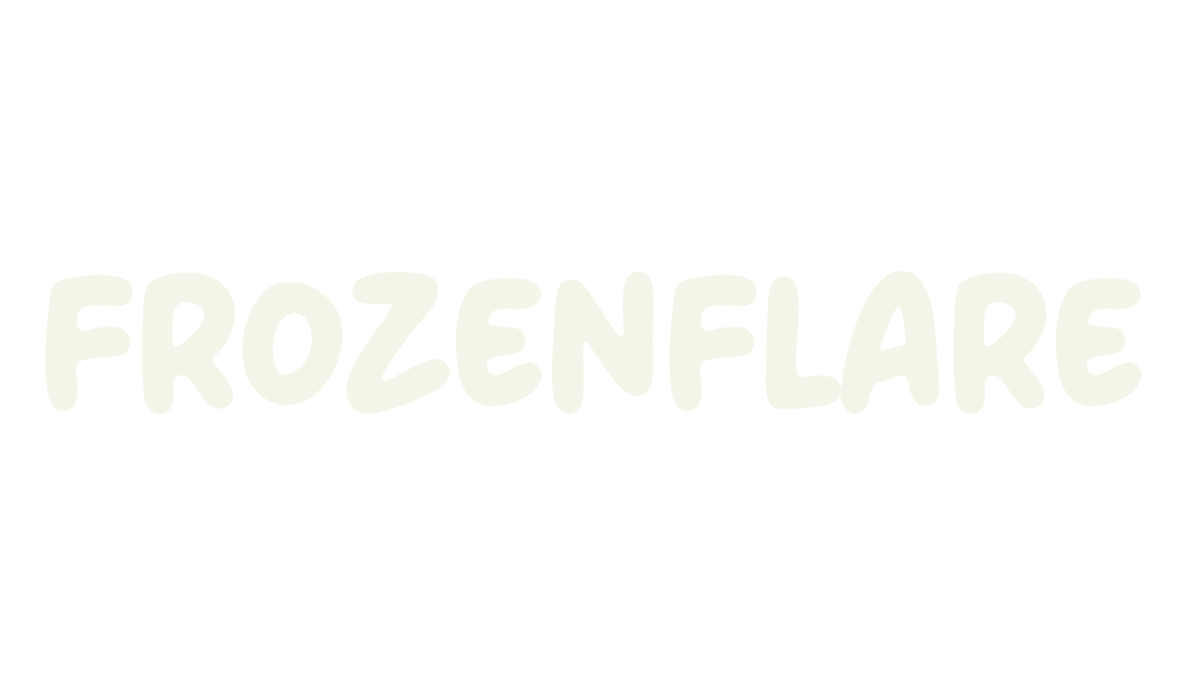 Frozenflare, fashion sign font preview
