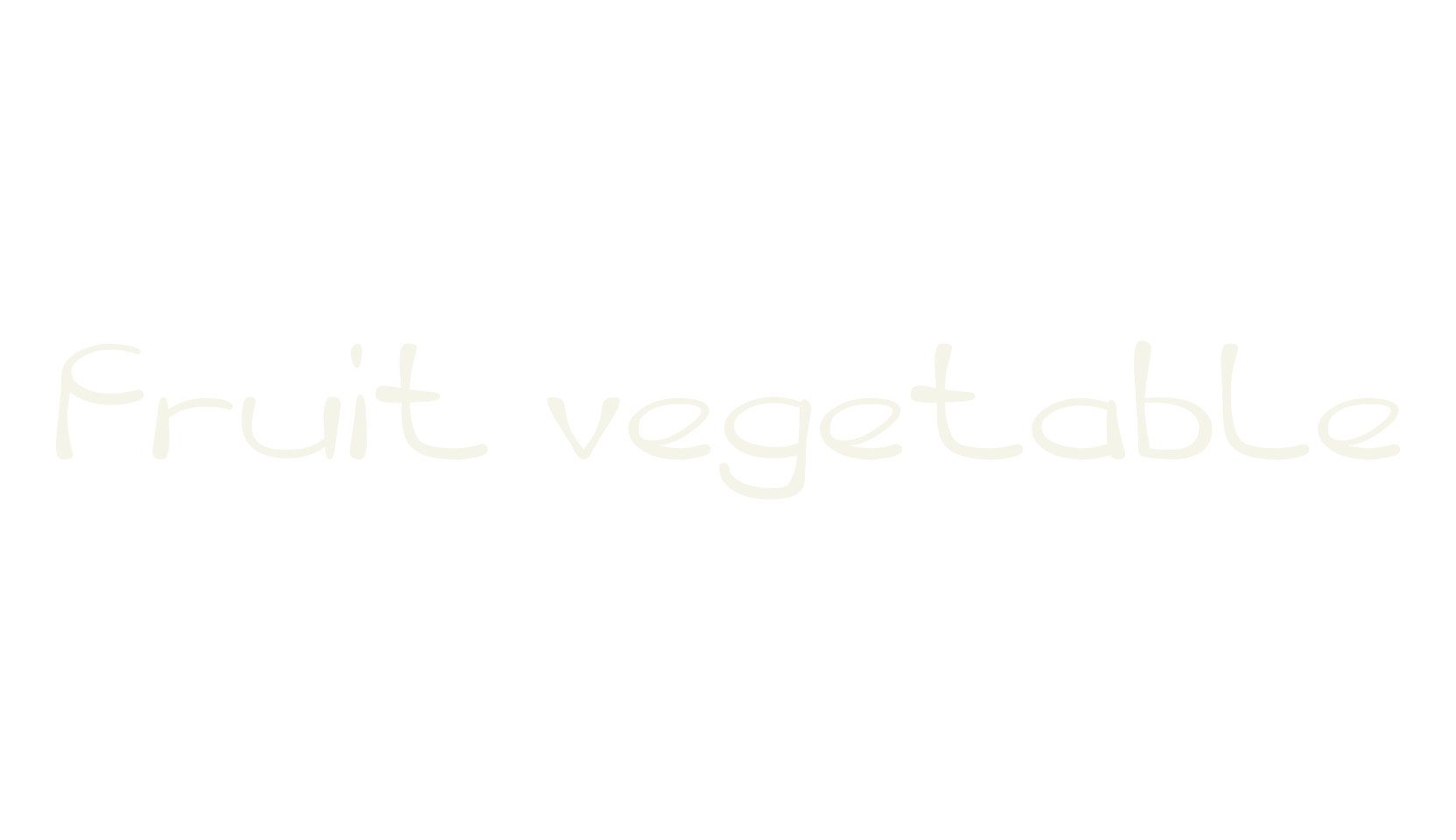 fruit vegetable, display market font preview