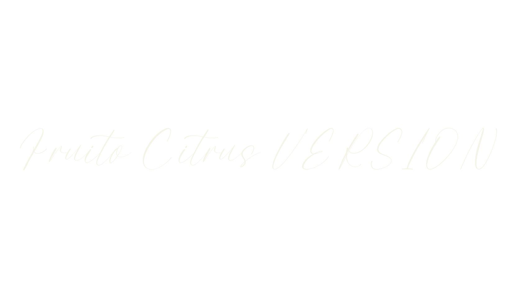 Fruito Citrus VERSION, script font preview