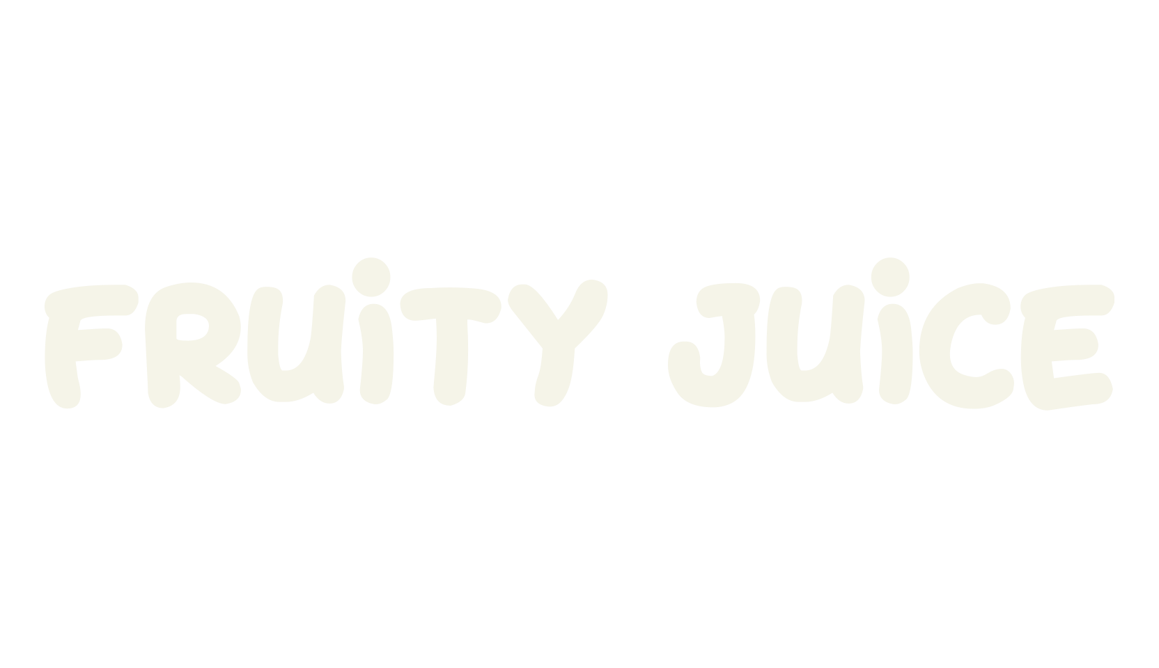 Fruity Juice, handwritten font preview