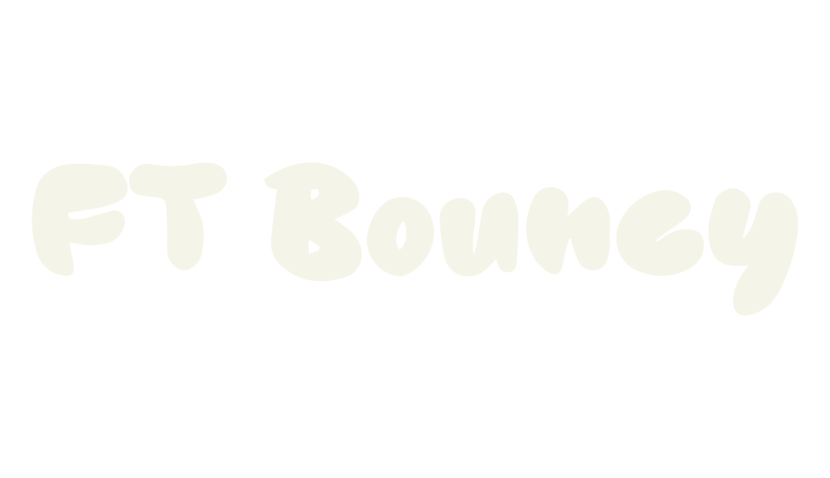 FT Bouncy, alphabet font preview