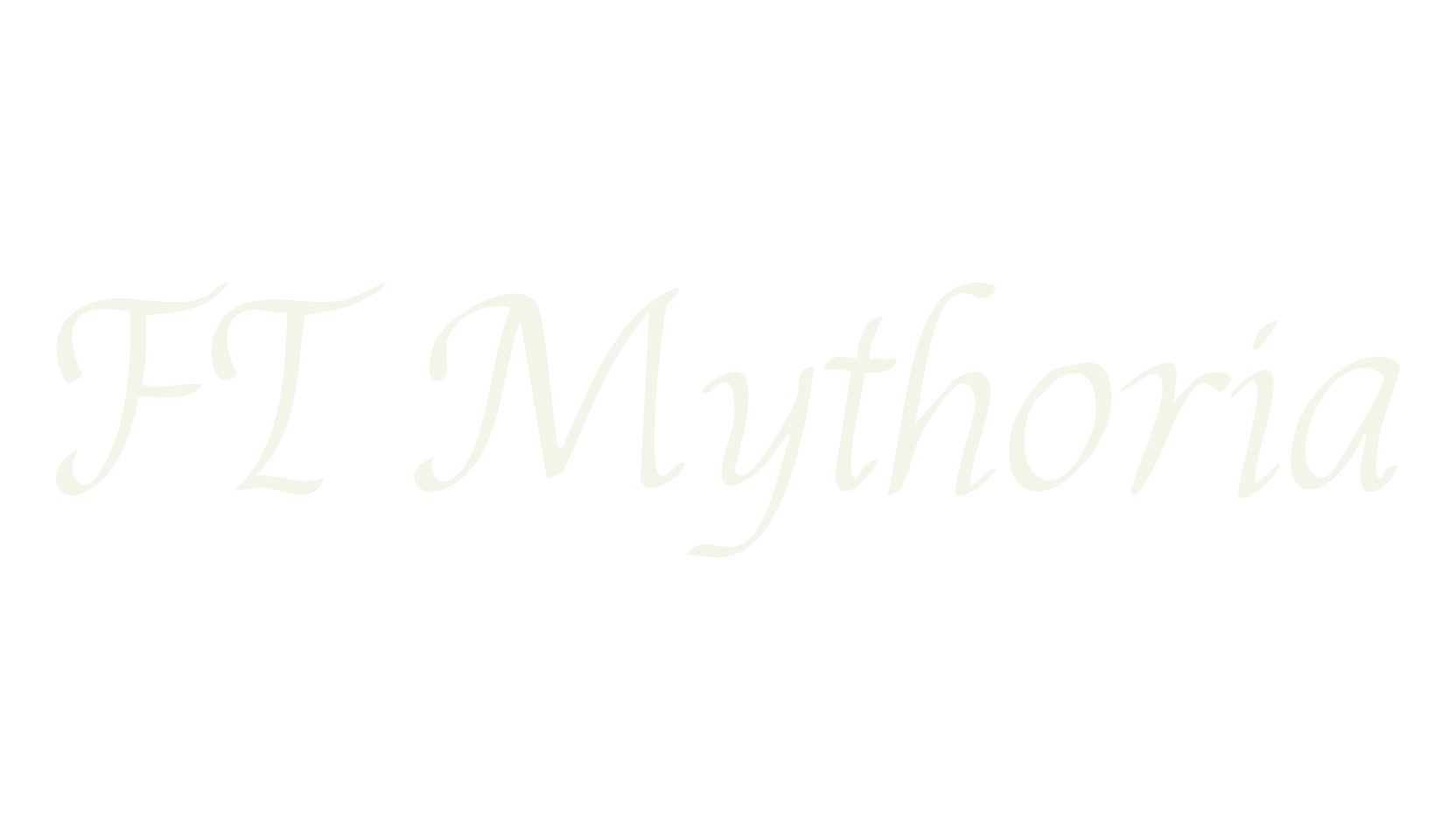 FT Mythoria, cursive font preview