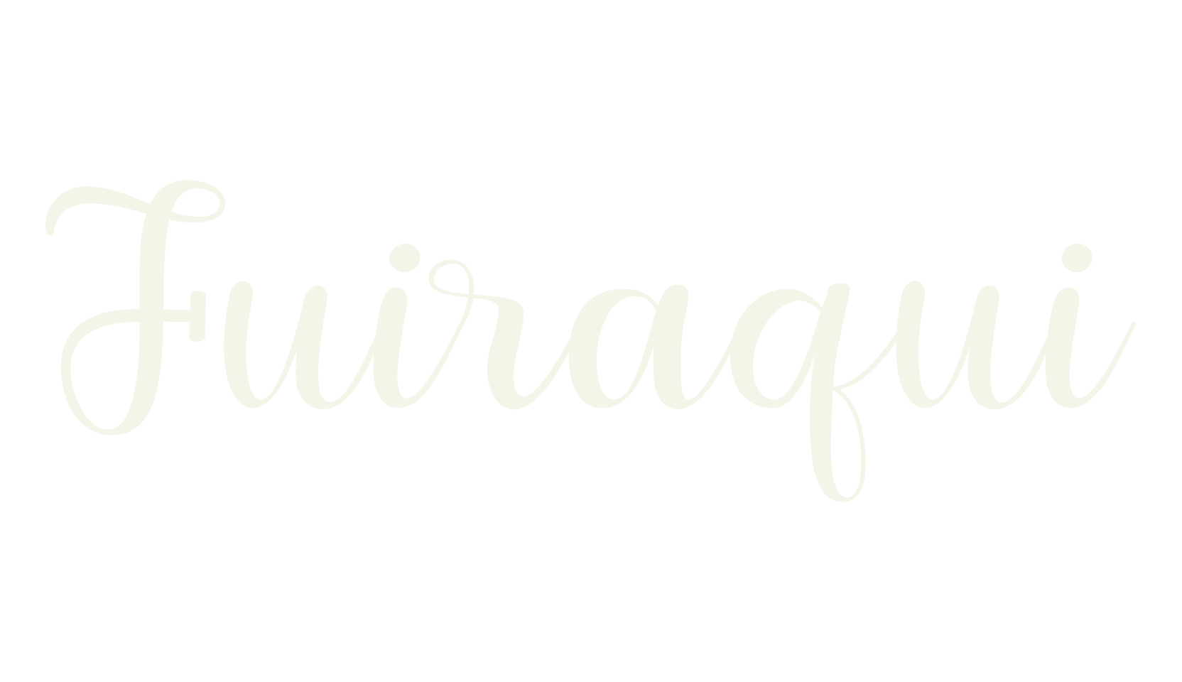 Fuiraqui, cursive font preview