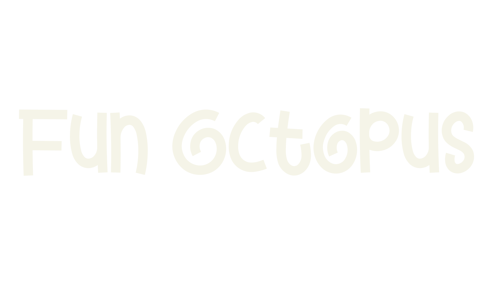 Fun Octopus, fun font preview